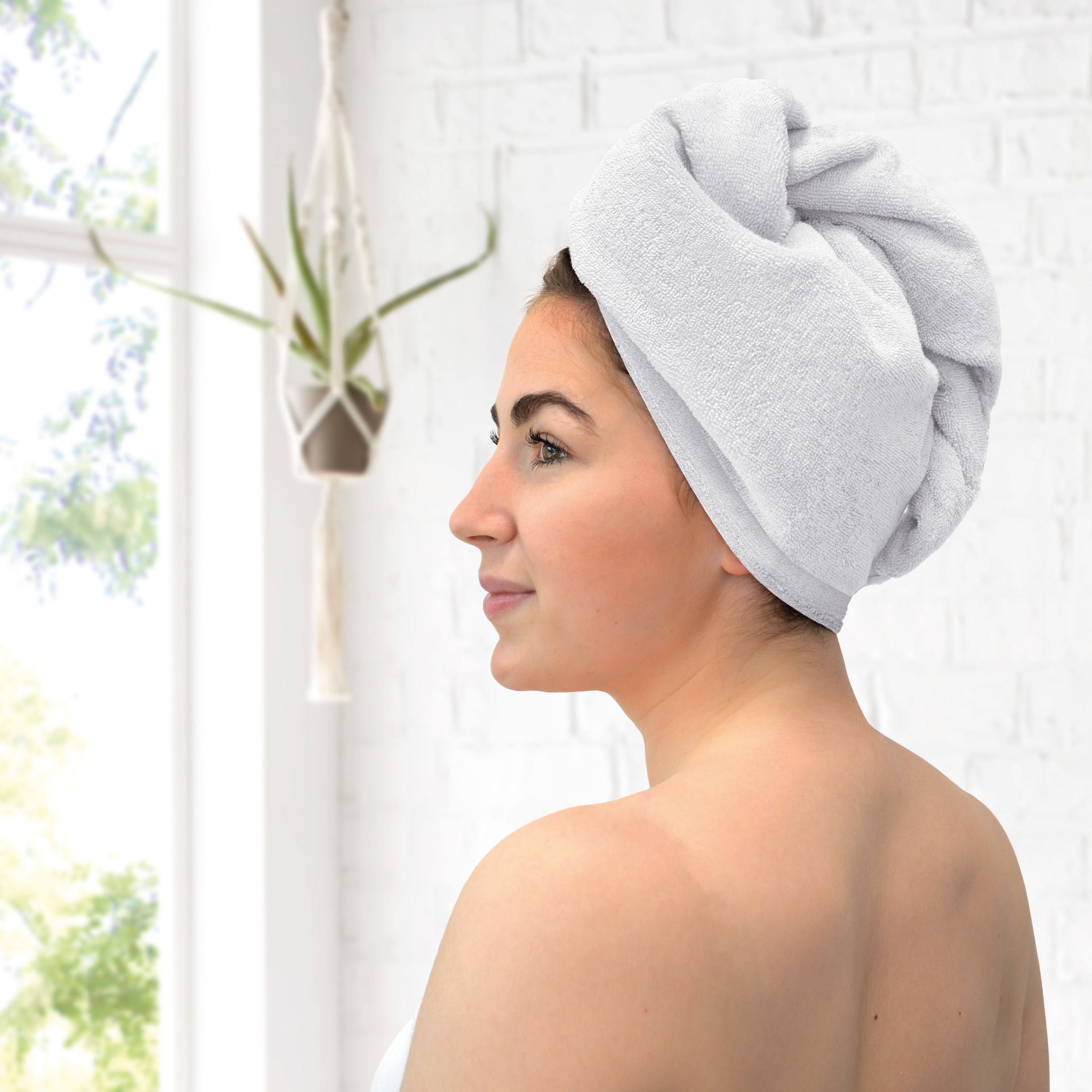 Dyckhoff Turban-Handtuch »Opal Turban-Handtuch«, (Set, 2 St.)