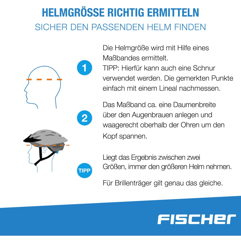 FISCHER Fahrrad Fahrradhelm »Fahrradhelm Urban Montis S/M«