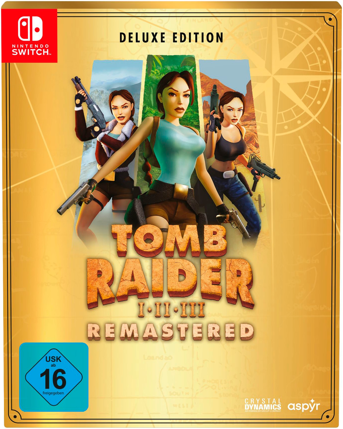 Spielesoftware »Tomb Raider I-III Remastered Deluxe Edition«, Nintendo Switch