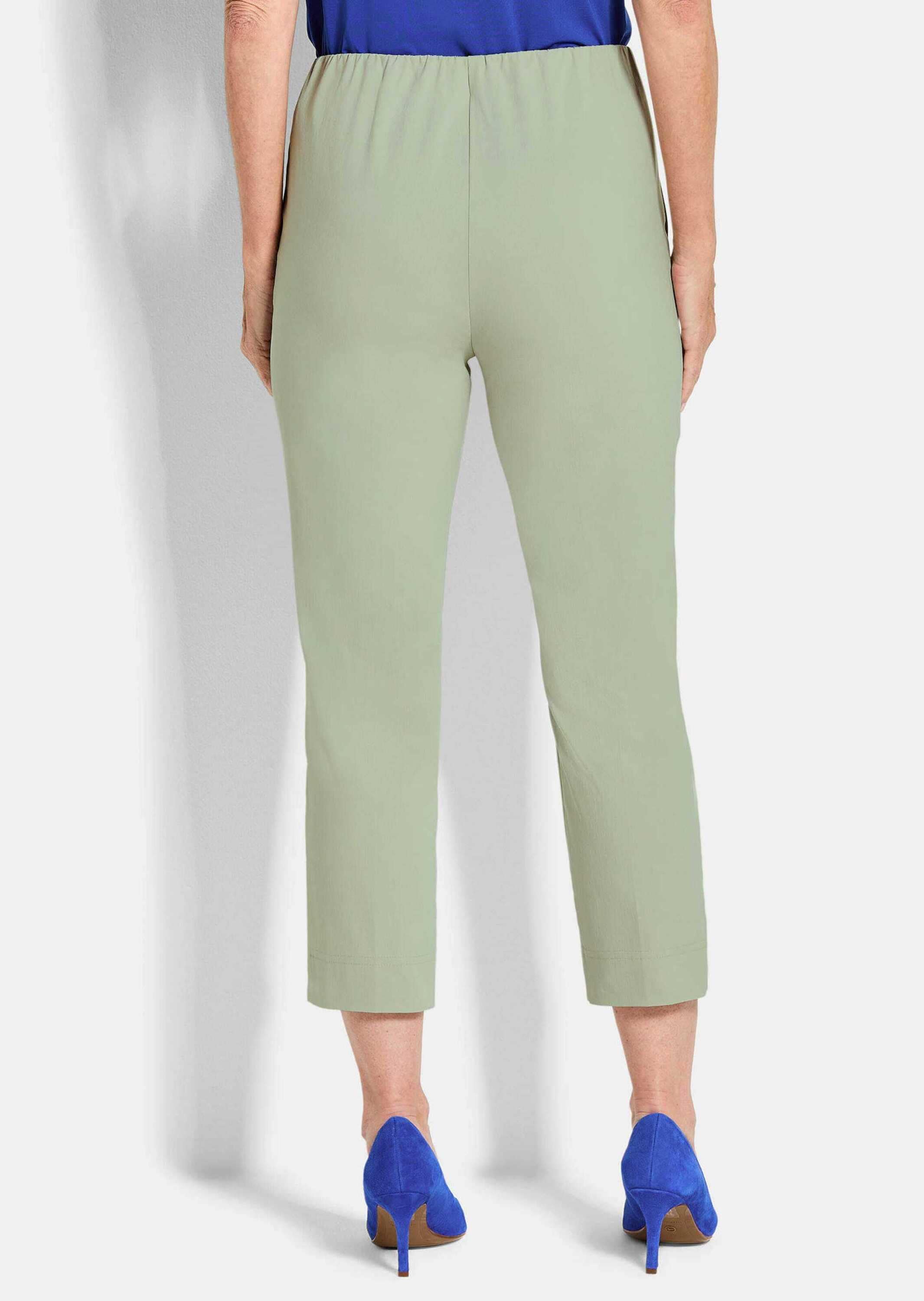 GOLDNER Stretch-Hose »Kurzgröße 7/8-Bengalinhose BELLA mit Biesen«