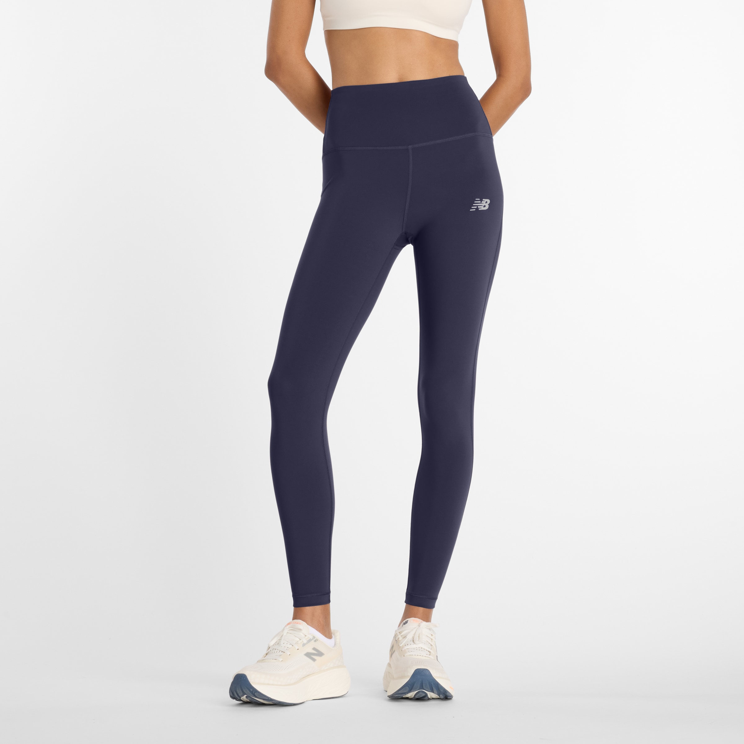 New Balance Lauftights »Sleek High Rise Legging 25"«  hoher Bund, sportlicher Stil, für Erwachsene