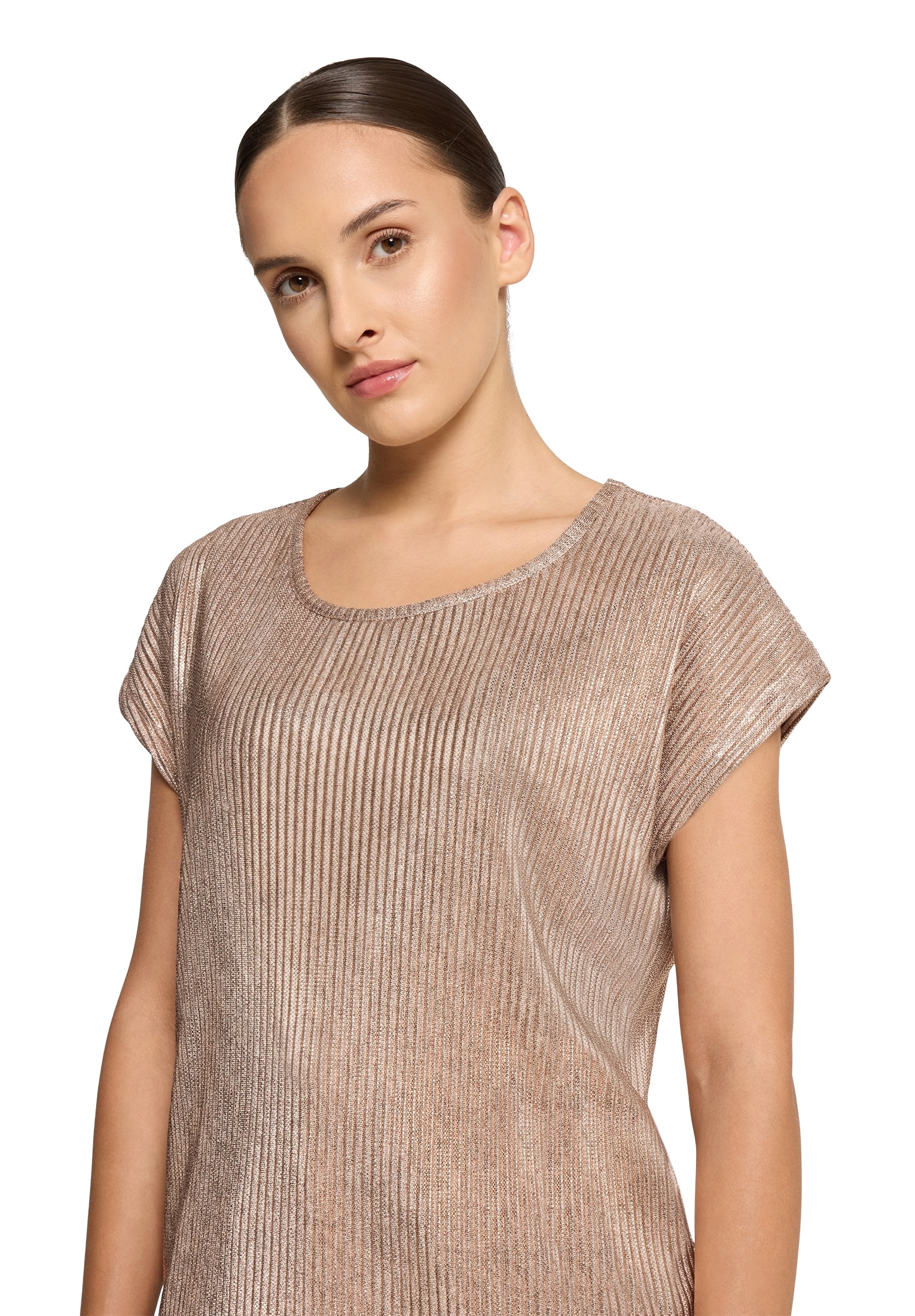 Betty Barclay Kurzarmshirt »Casual-Shirt mit Glanzeffekt«