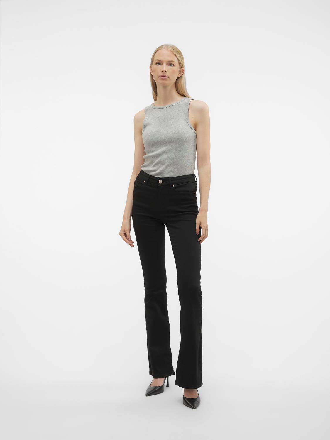 Vero Moda Bootcut-Jeans »VMFLASH MR FLARED JEANS LI140 GA NOOS«