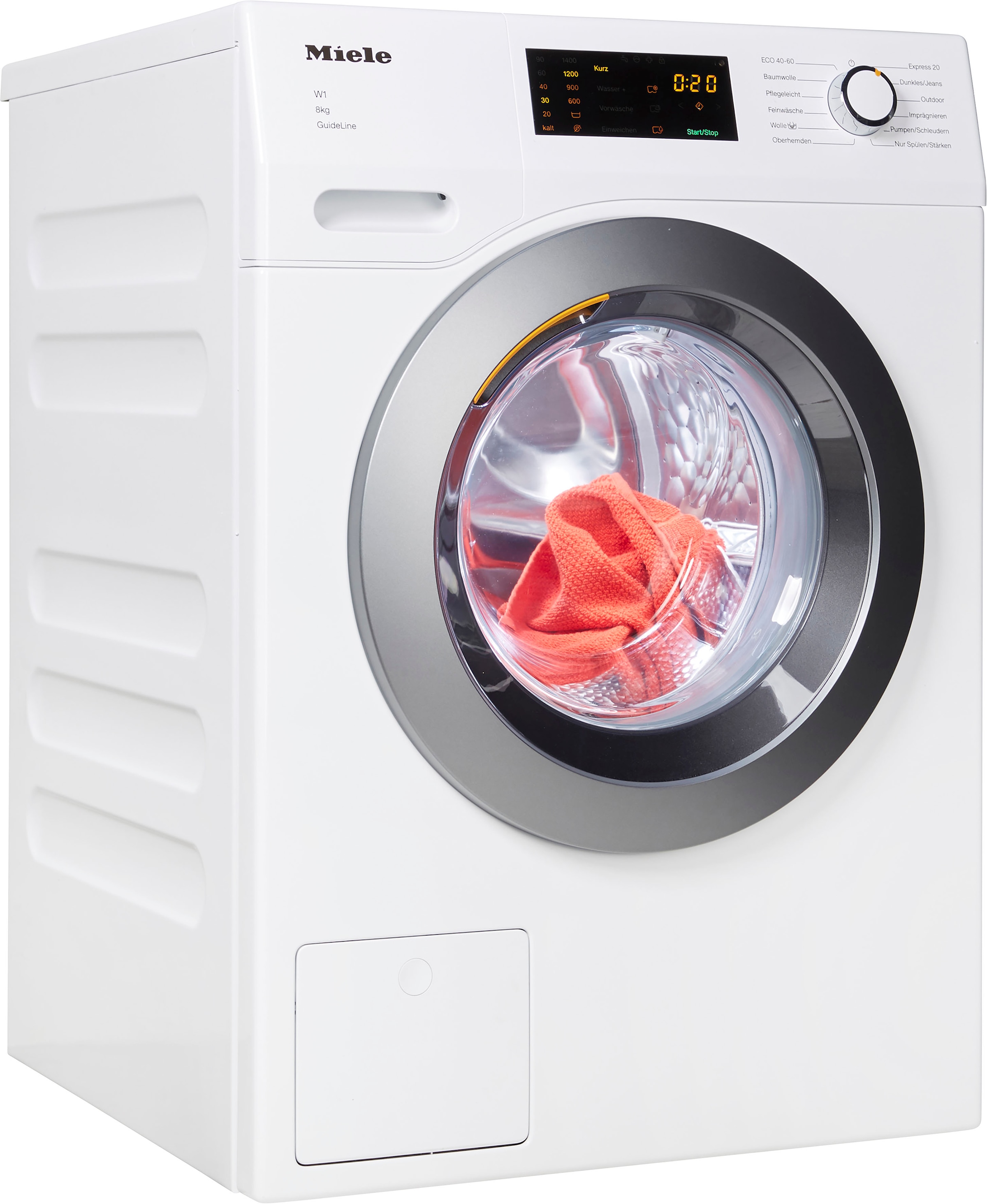 Miele Waschmaschine »WDD131 WPS GuideLine« 8 kg 1400 U/min GuideLine für Sehbehinderte