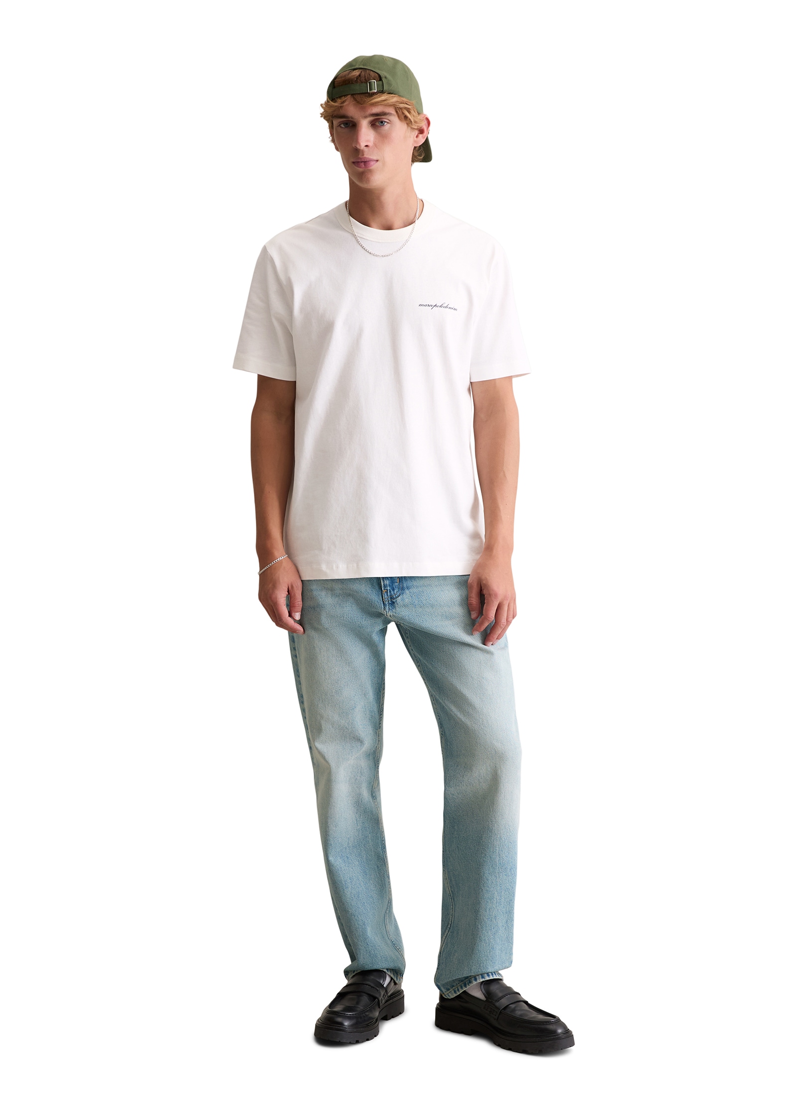 Marc O'Polo DENIM T-Shirt mit großem Rückenprint, relaxed fit, Rundhals