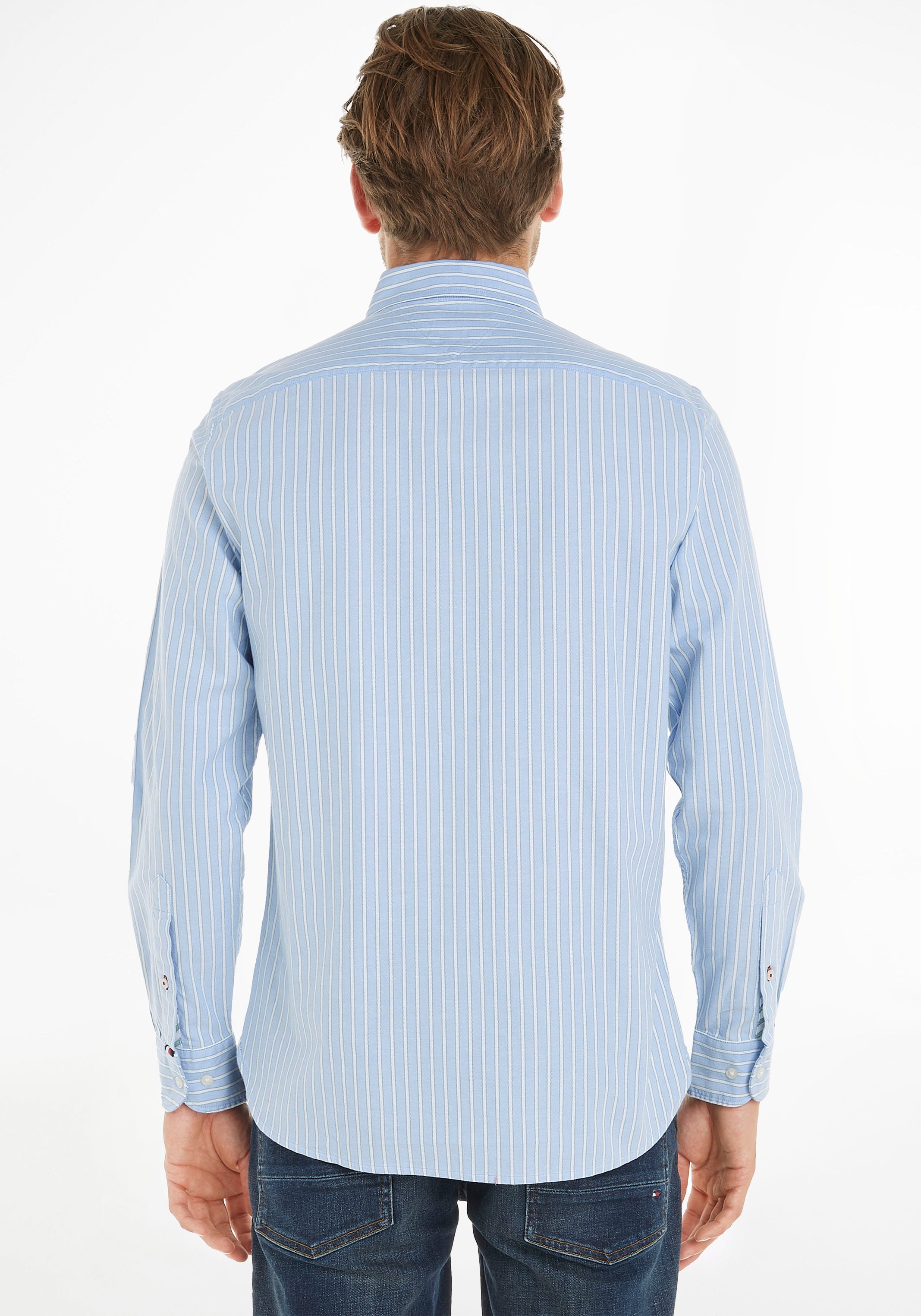 Tommy Hilfiger Langarmhemd »OXFORD CANDY STRIPE RF SHIRT«, in gestreifter  Optik online kaufen bei OTTO