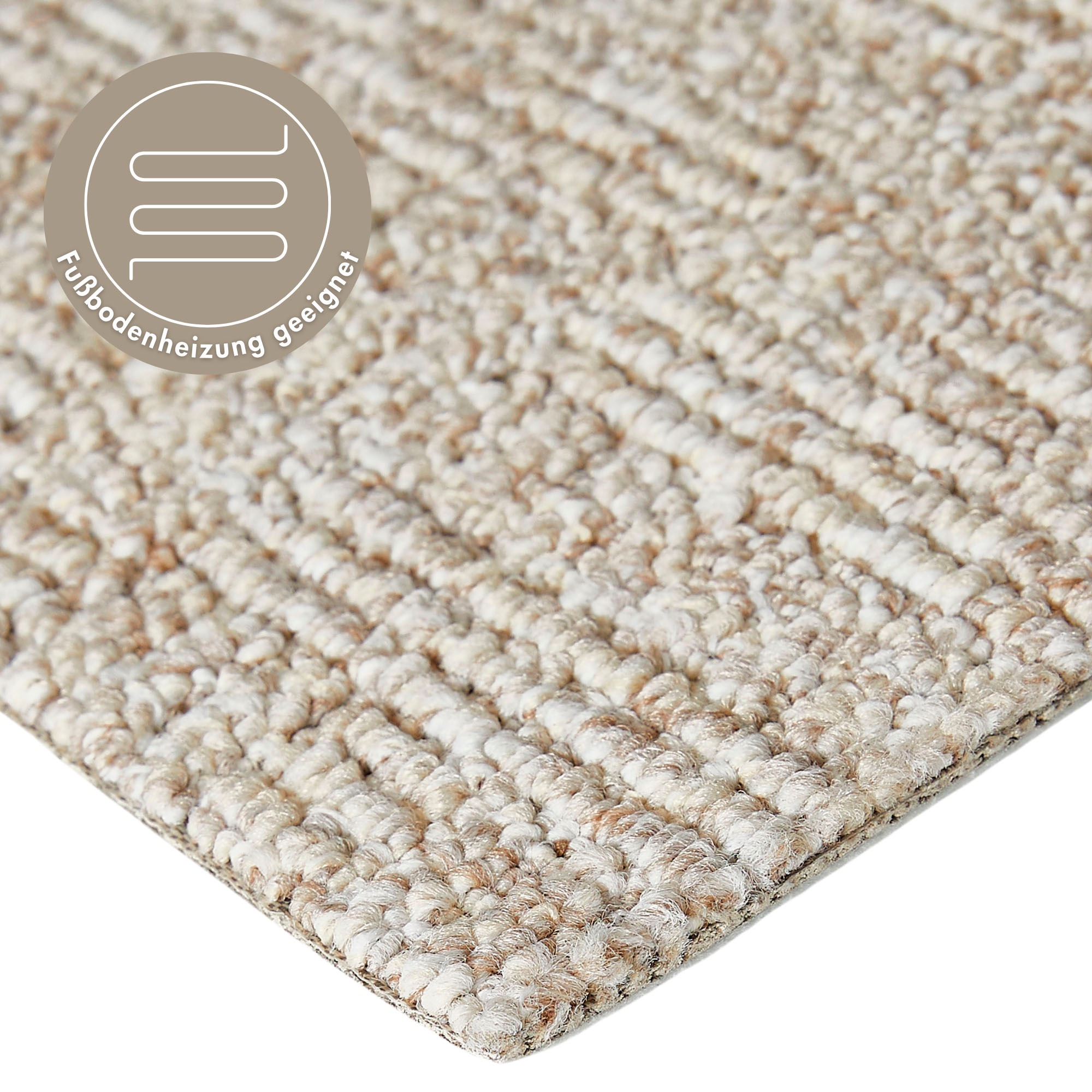 Andiamo Teppichboden »Patras, Strukturschlinge, Made in Netherlands«, rechteckig, 0,85 mm Höhe, meliert, Breite 400 cm oder 500 cm, strapazierfähig & robust