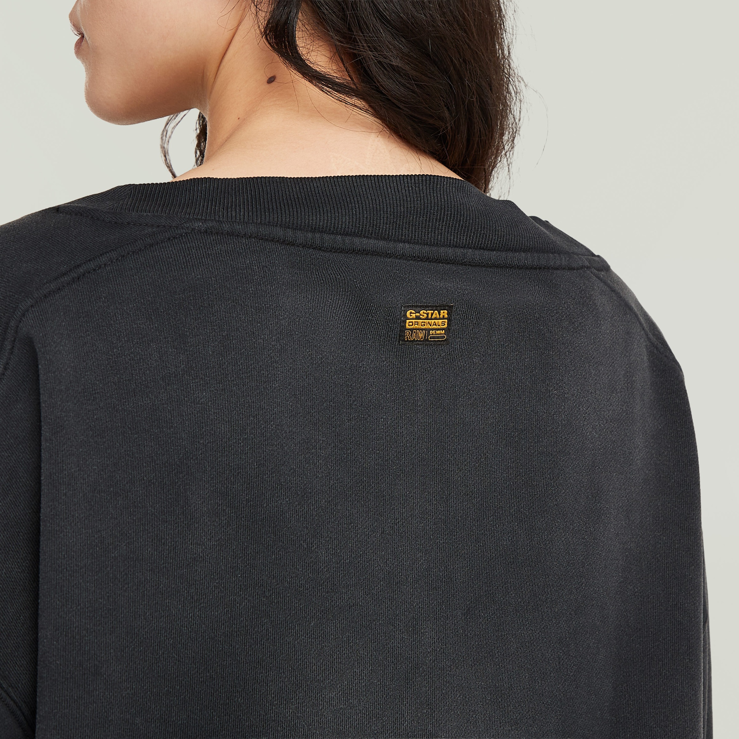 G-STAR Sweatshirt »Sun faded V-Neck Loose Wmn«, mit V-Ausschnitt
