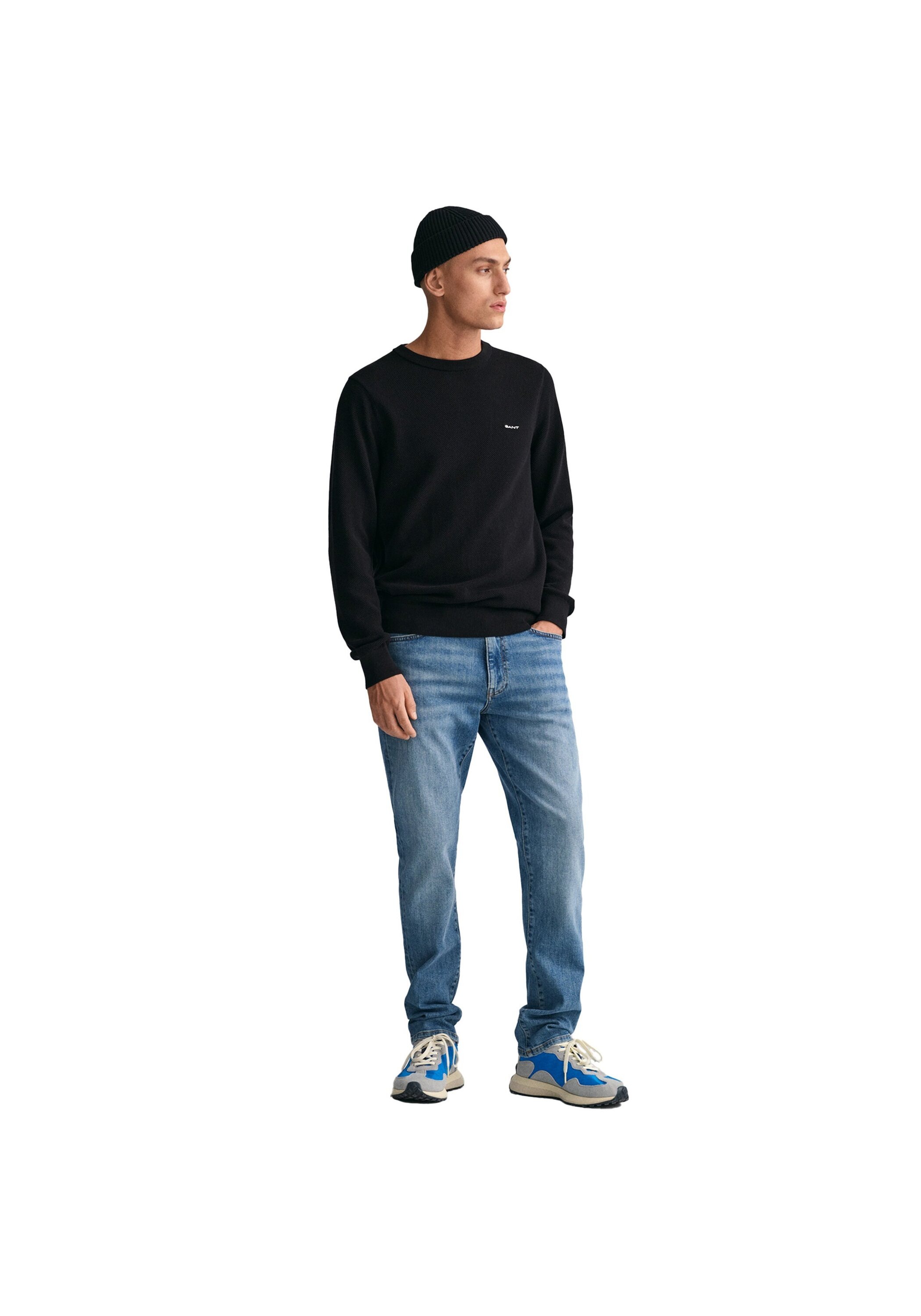 Gant Sweater »Strickpullover COTTON PIQUE C-NECK«