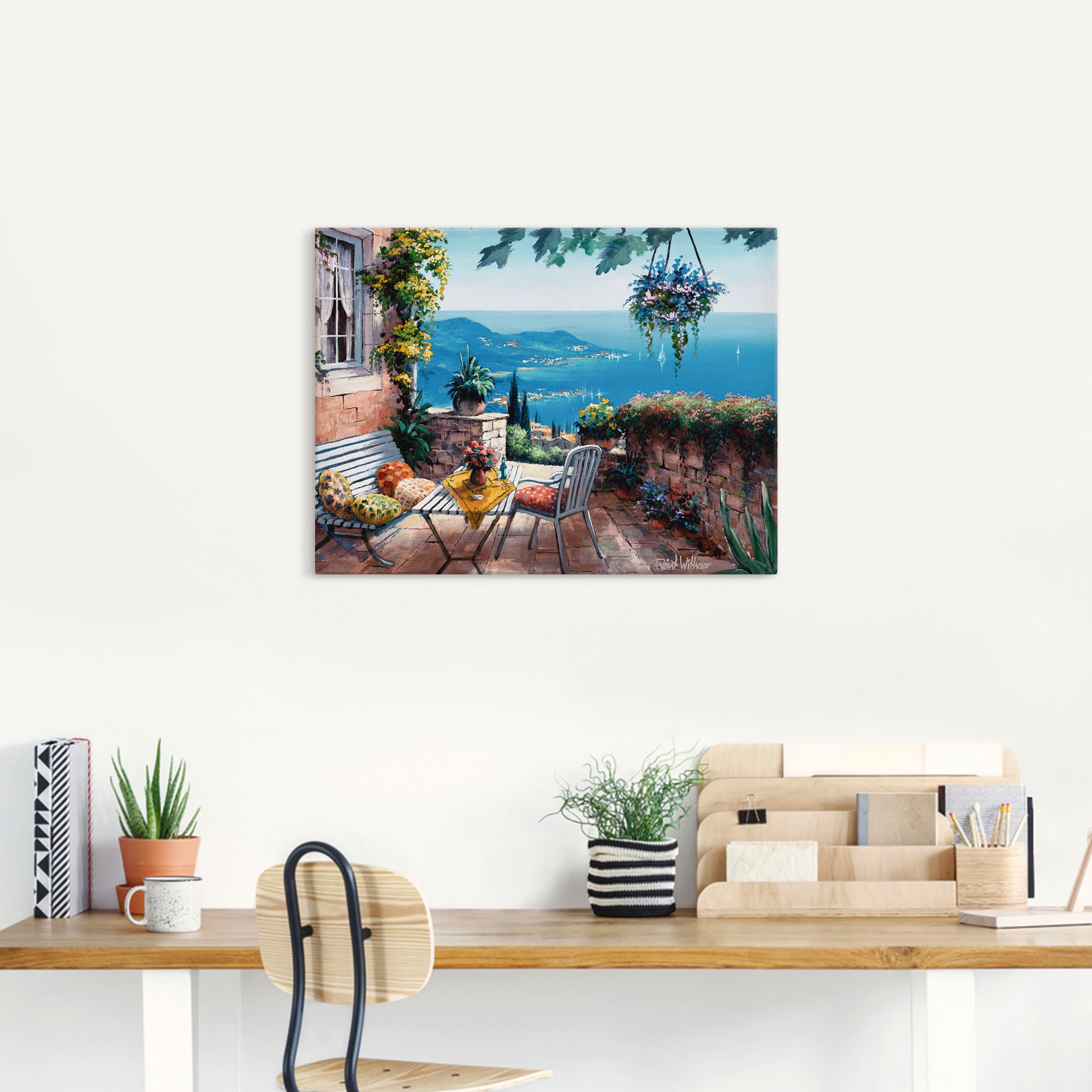Artland Wandbild »Zeiten der Ruhe«, Garten, (1 St.), als Leinwandbild, Poster, Wandaufkleber in verschied. Größen