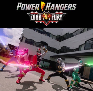 Hasbro Lichtschwert »Power Rangers Dino Fury Chromafury Schwert«, mit Licht- und Sound
