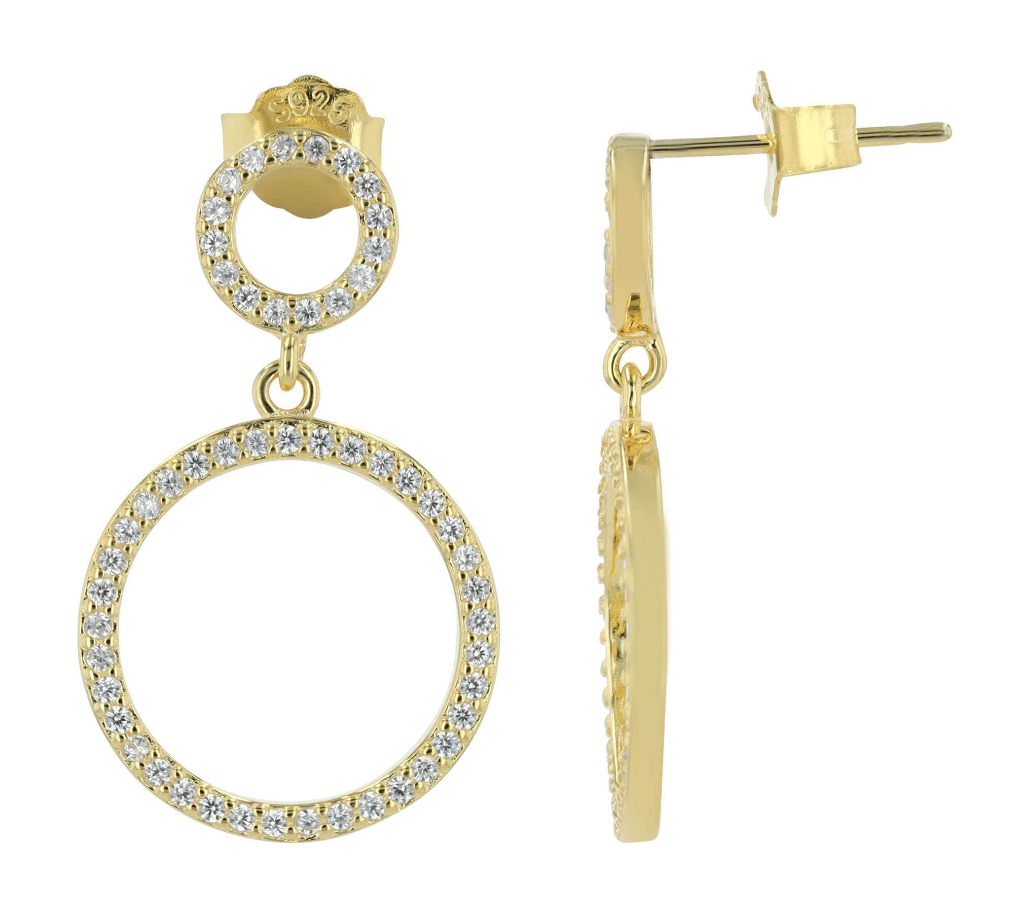 Adelia´s Paar Ohrstecker »Damen Ohrringe ¿ Ohrstecker aus 925 Silber«