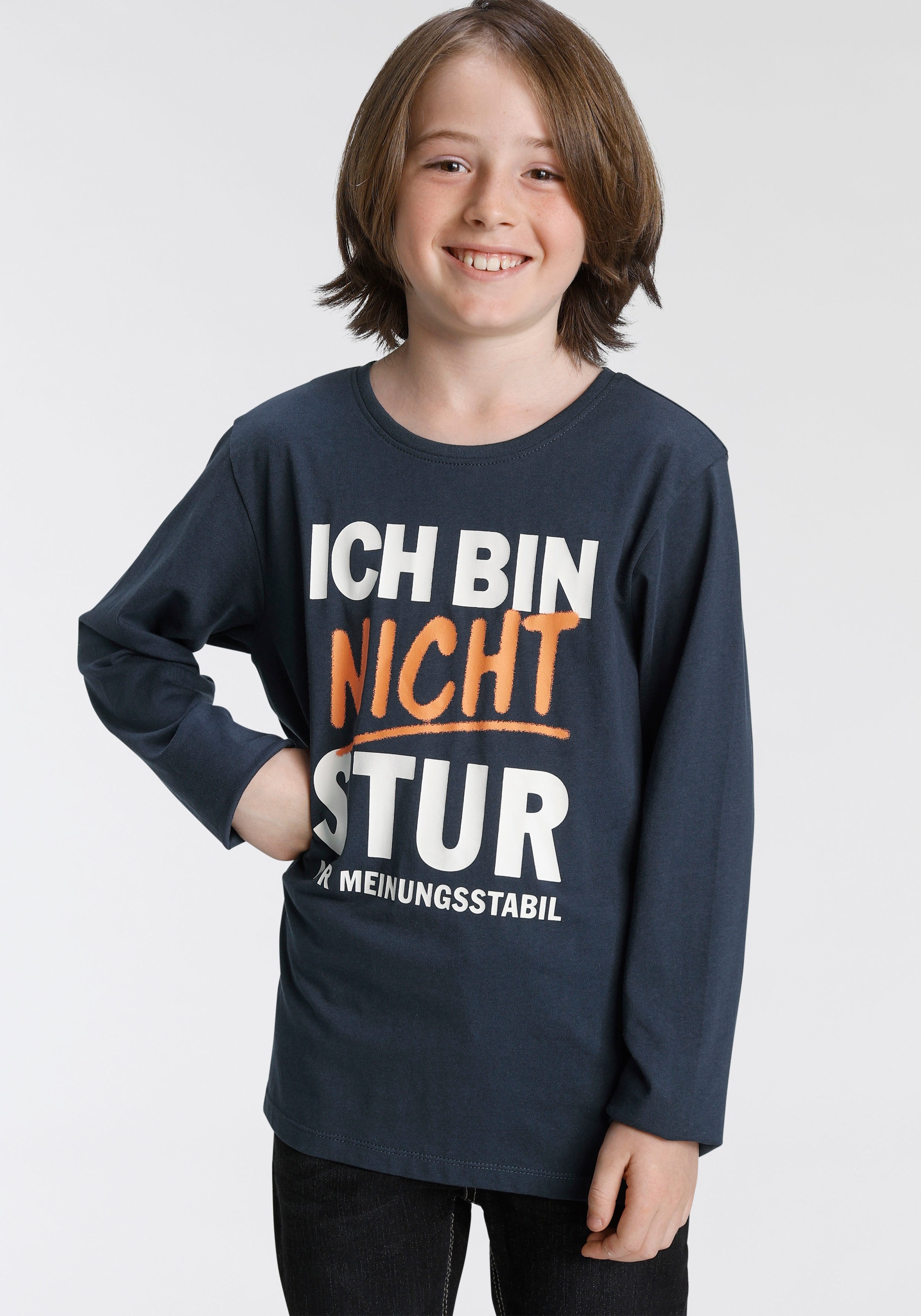 KIDSWORLD T-Shirt »KLEIN+FRECH+SCHLAU...« Online im Shop OTTO