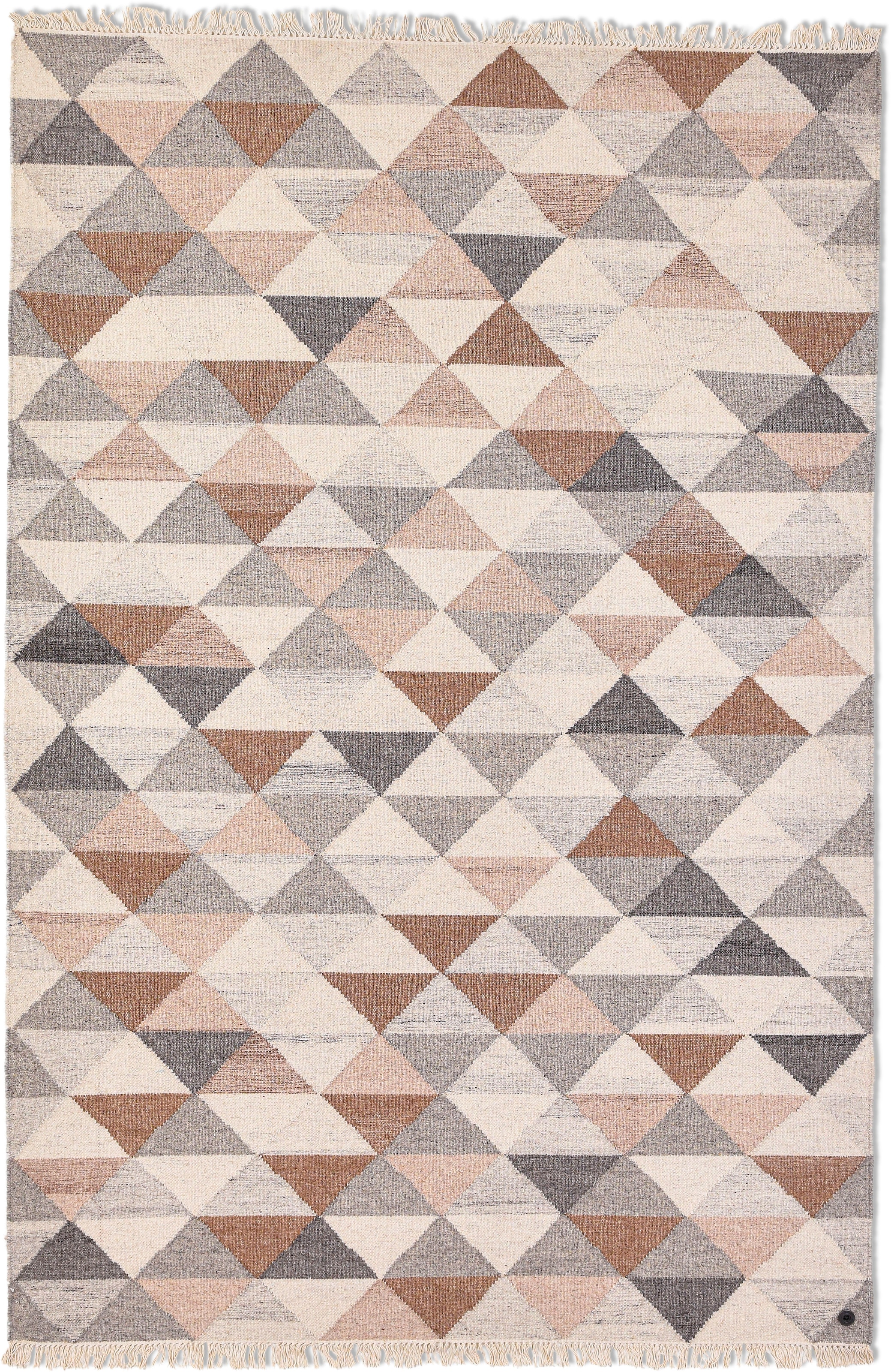 TOM TAILOR HOME Teppich »Triangle Kelim«, rechteckig, handgewebt, mit  Fransen, Boho-Style kaufen online bei OTTO
