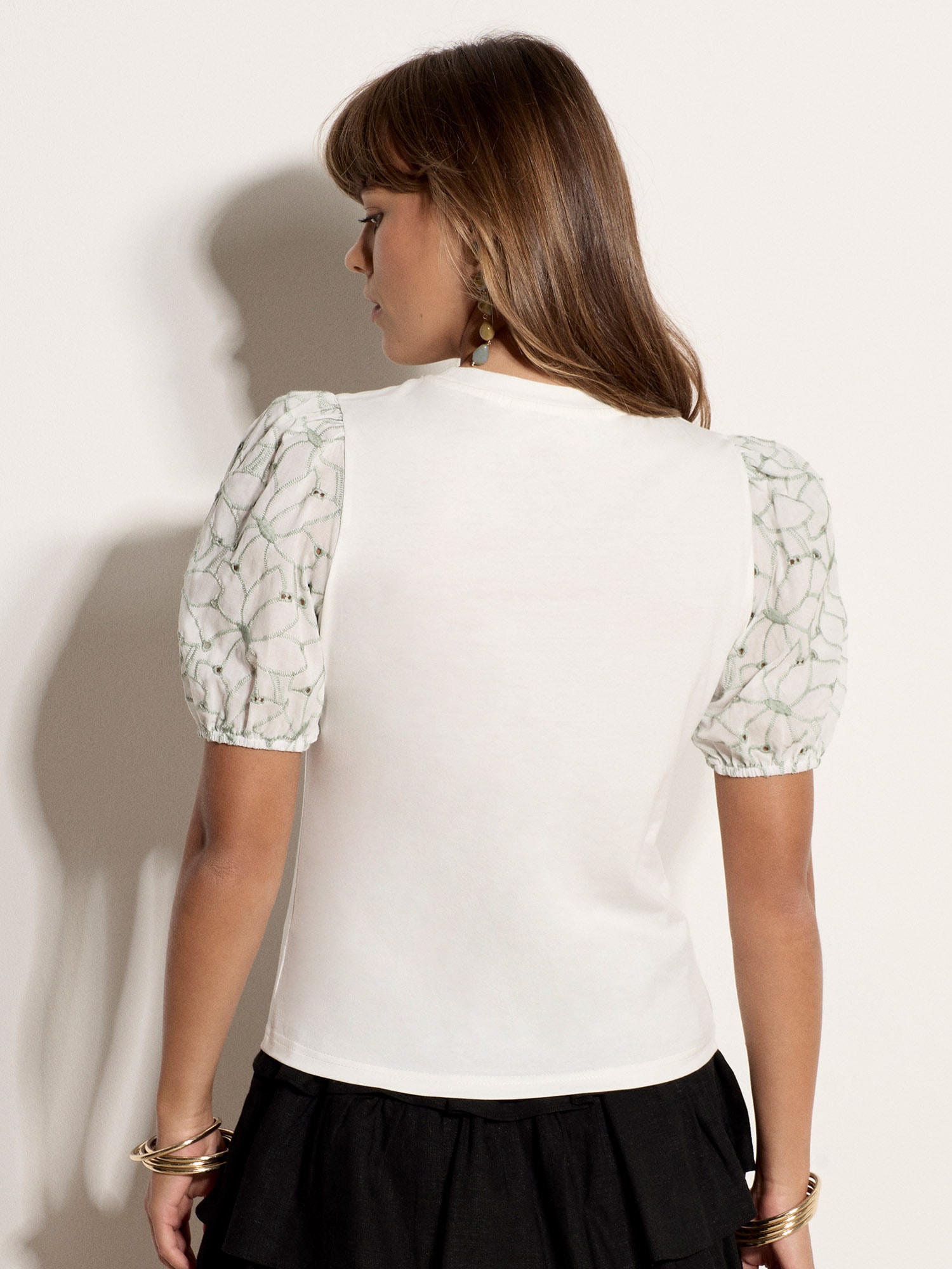Apricot Spitzentop »Top« Stickerei