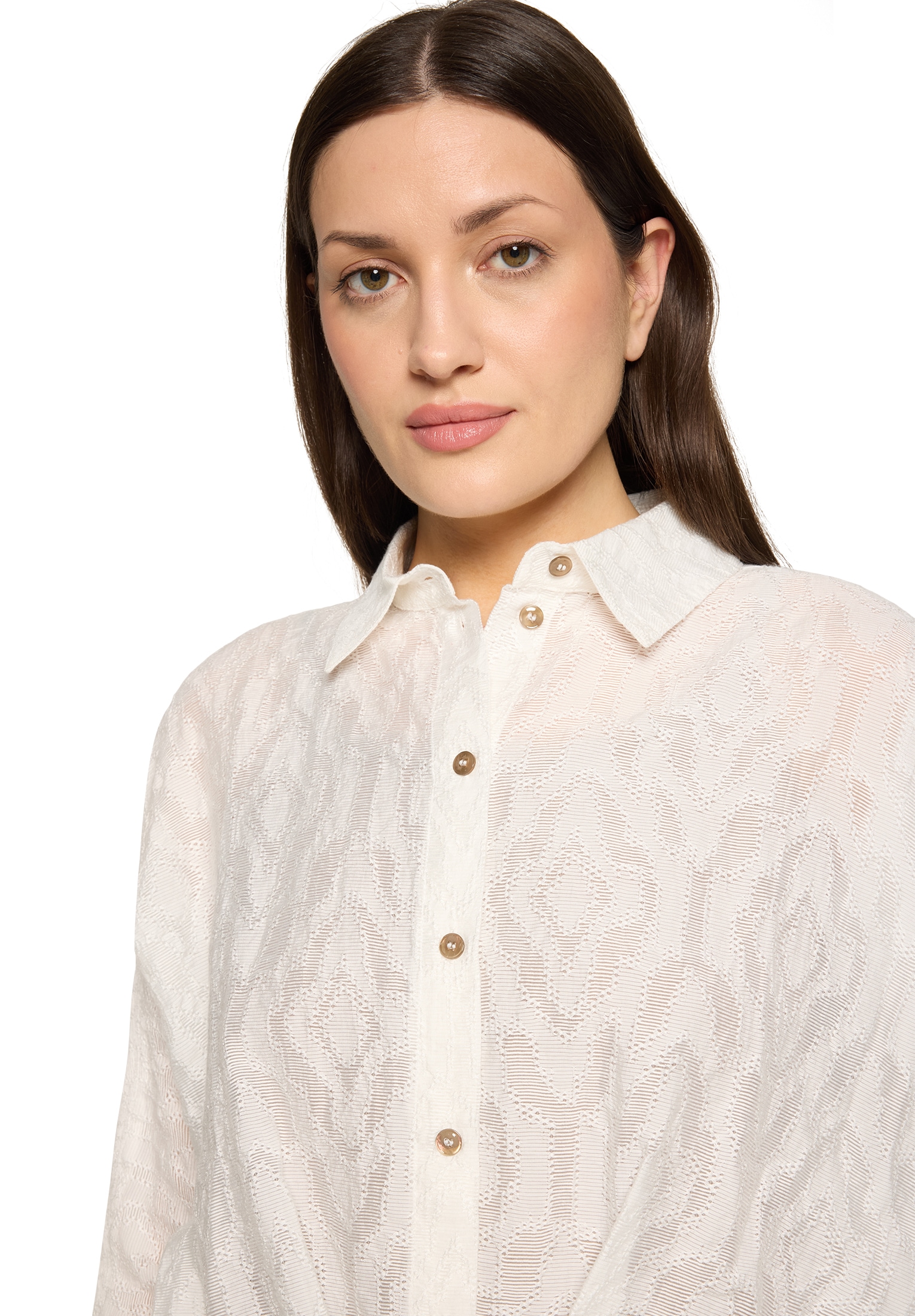 Cartoon Klassische Bluse »Oversize-Bluse mit Kragen«