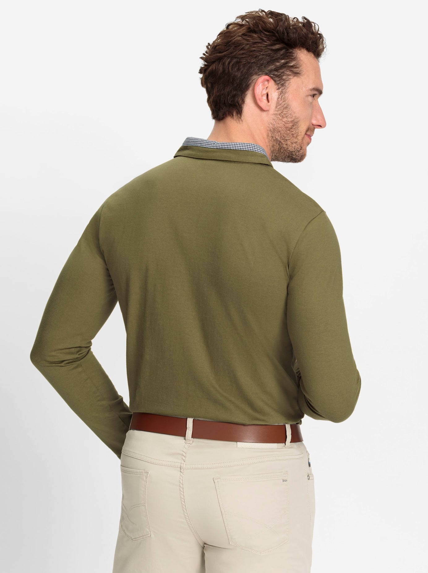 Marco Donati Poloshirt »Langarm-Shirt«, (1 tlg.)