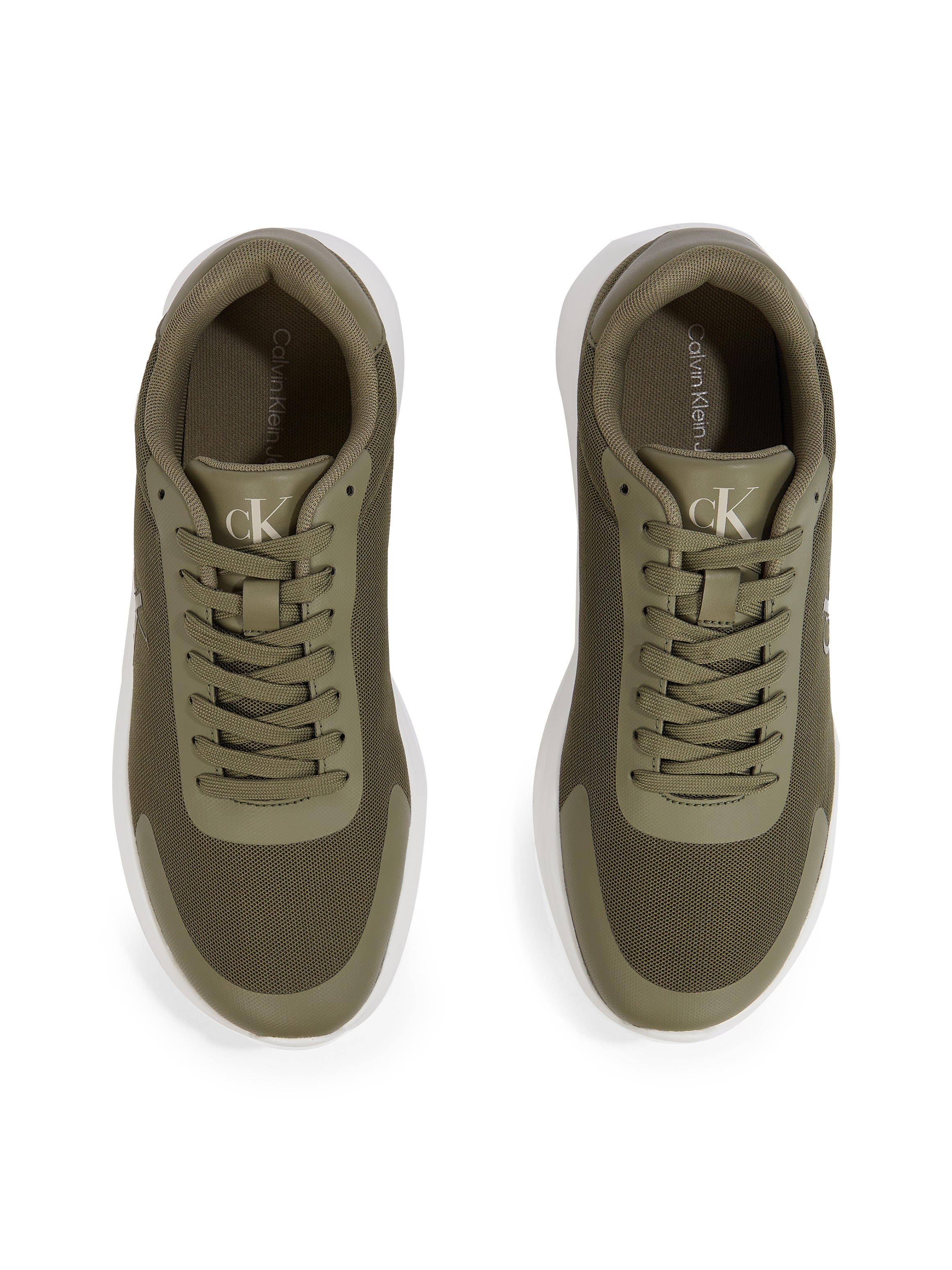 Calvin Klein Jeans Sneaker »3 EVA RUNNER MESH«, Freizeitschuh, Halbschuh, Schnürschuh mit Kontrastbesatz