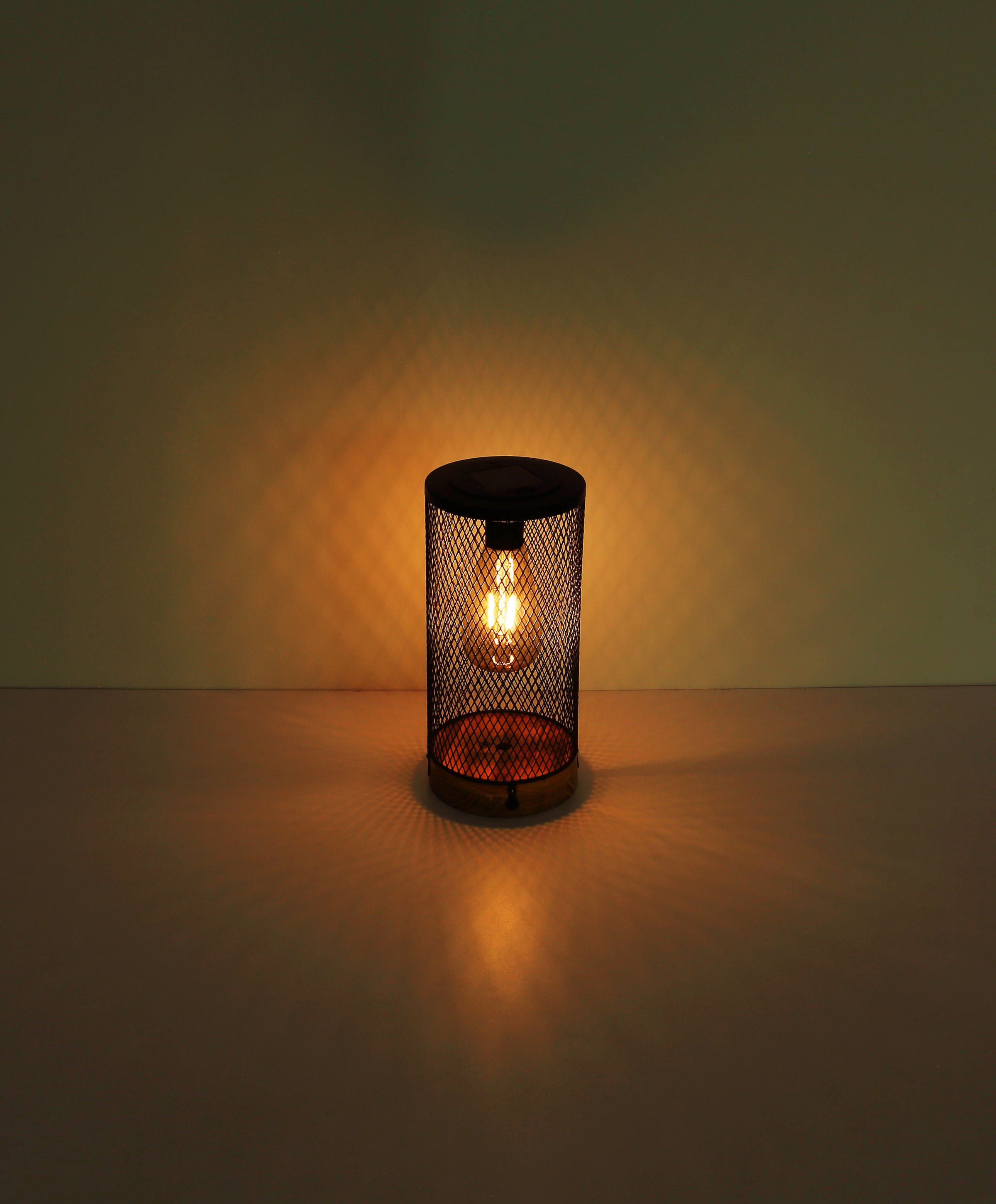 GLOBO LIGHTING LED Solarleuchte »SOLAR« LED-Modul 1 Stk. Warmweiß Solarlampe für Garten, Toller Lichteffekt, Terrasse, Balkontisch