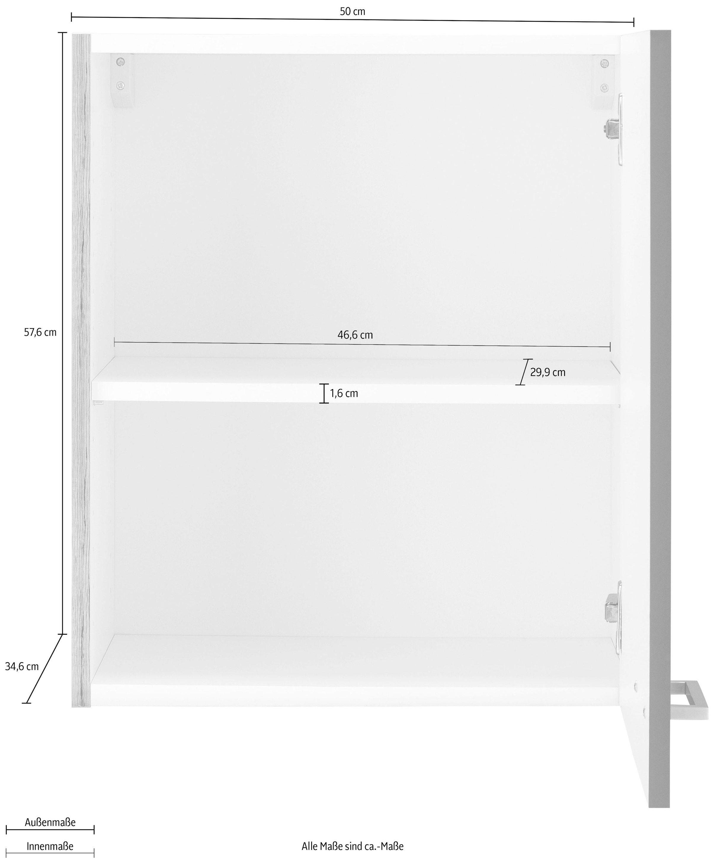 OPTIFIT Hängeschrank »Iver«, 50 cm, Online Tür Breite im 1 mit OTTO Shop