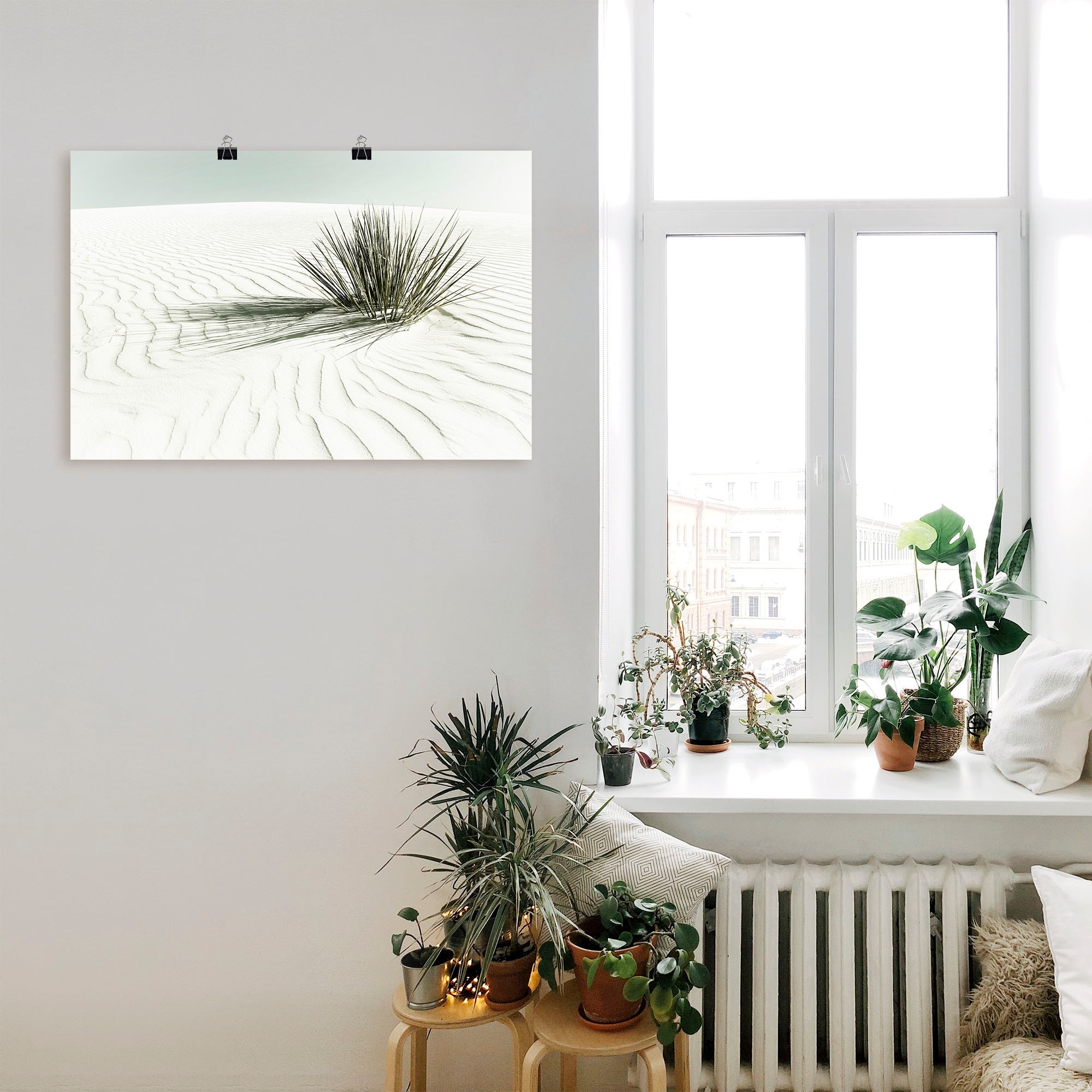 Artland Wandbild »Dünen, weißer Sand Vintage« Strandbilder 1 Stk. tlg. als Leinwandbild, Poster in verschied. Größen