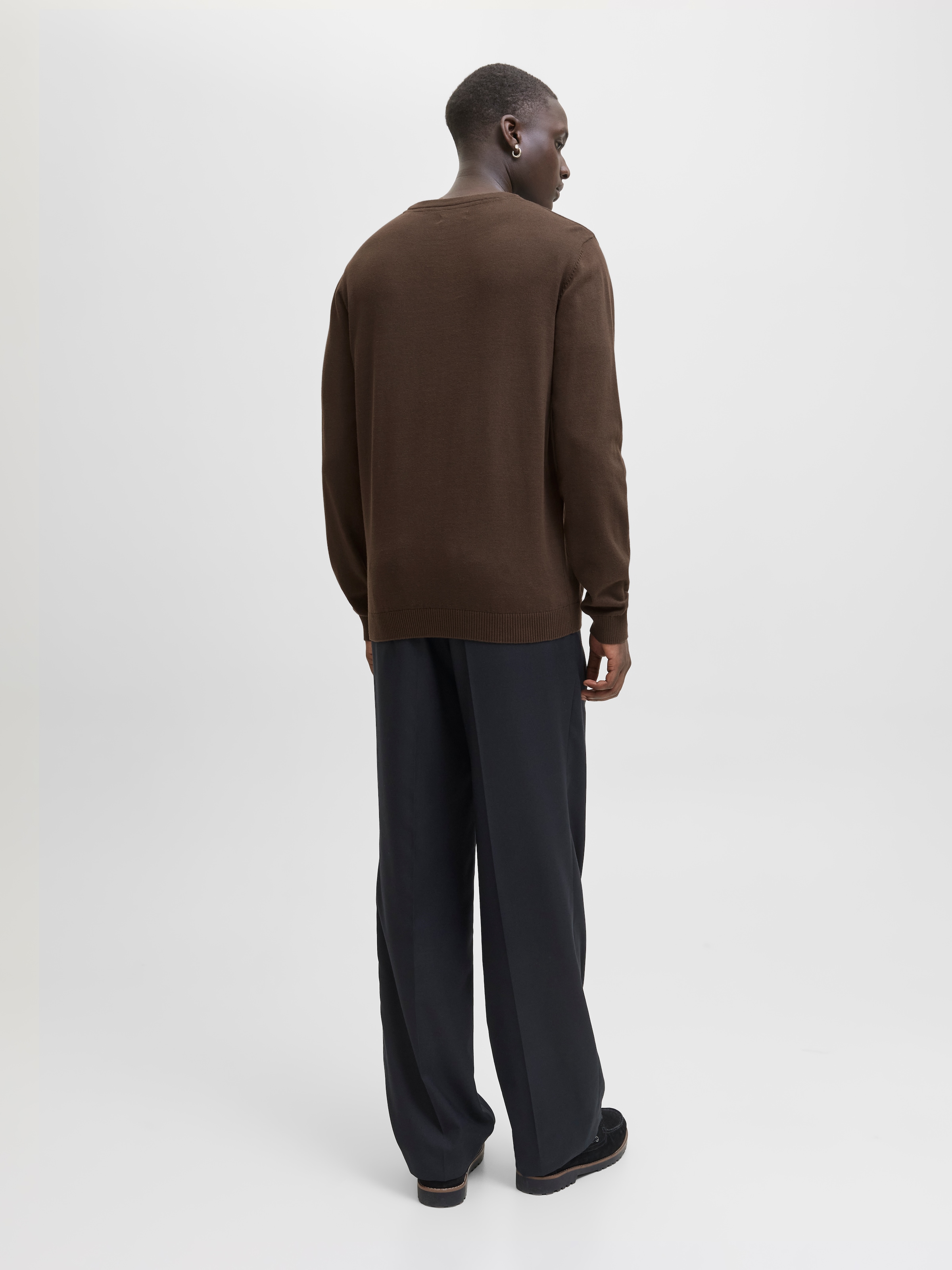 Jack & Jones Rundhalspullover »JJEBASIC KNIT CREW NECK NOOS«, mit Rundhalsausschnitt