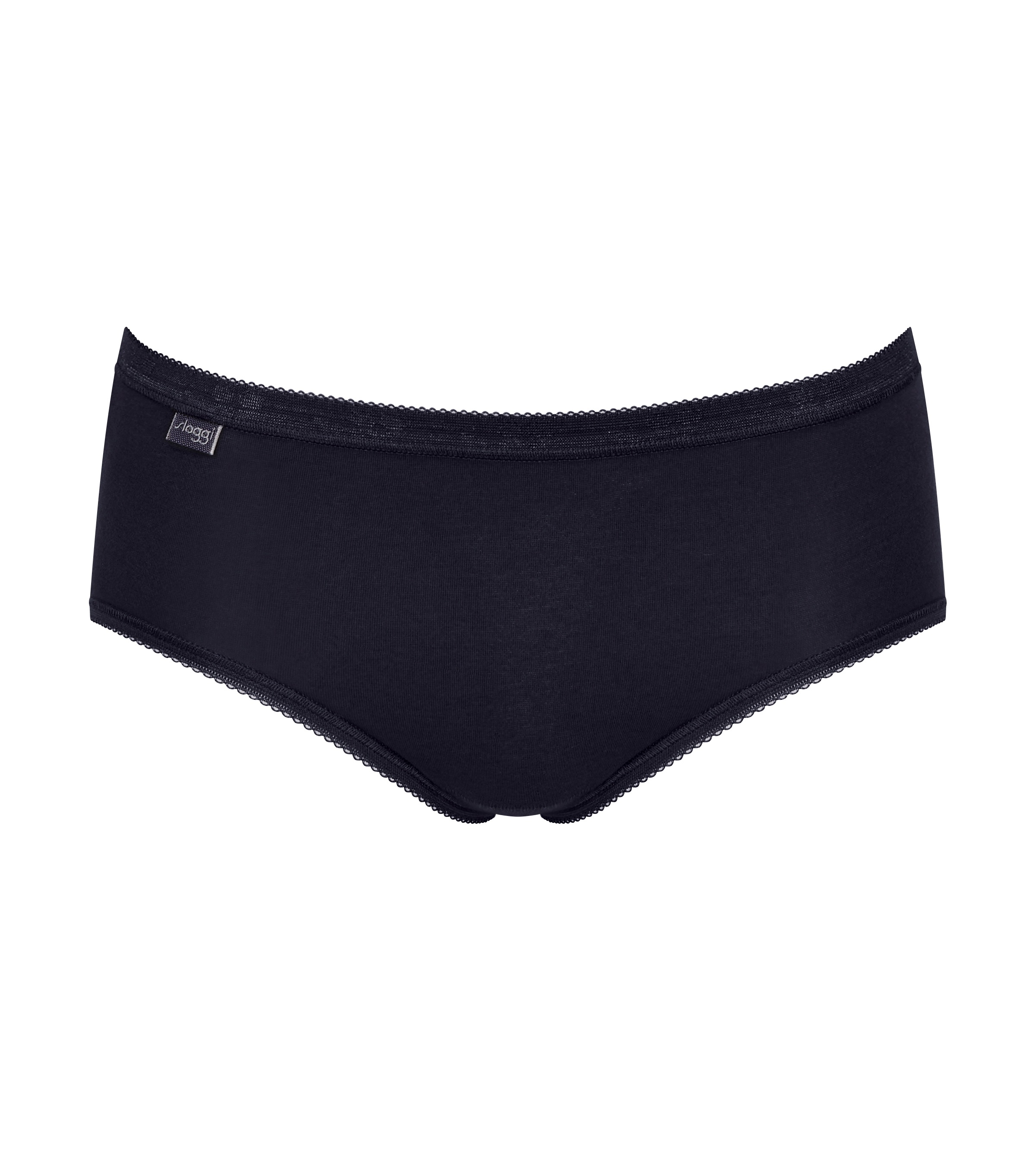 sloggi Midislip »Basic+«, (4er Pack), Baumwollmix, elastisch, weiche Nähte, bequem, feminin