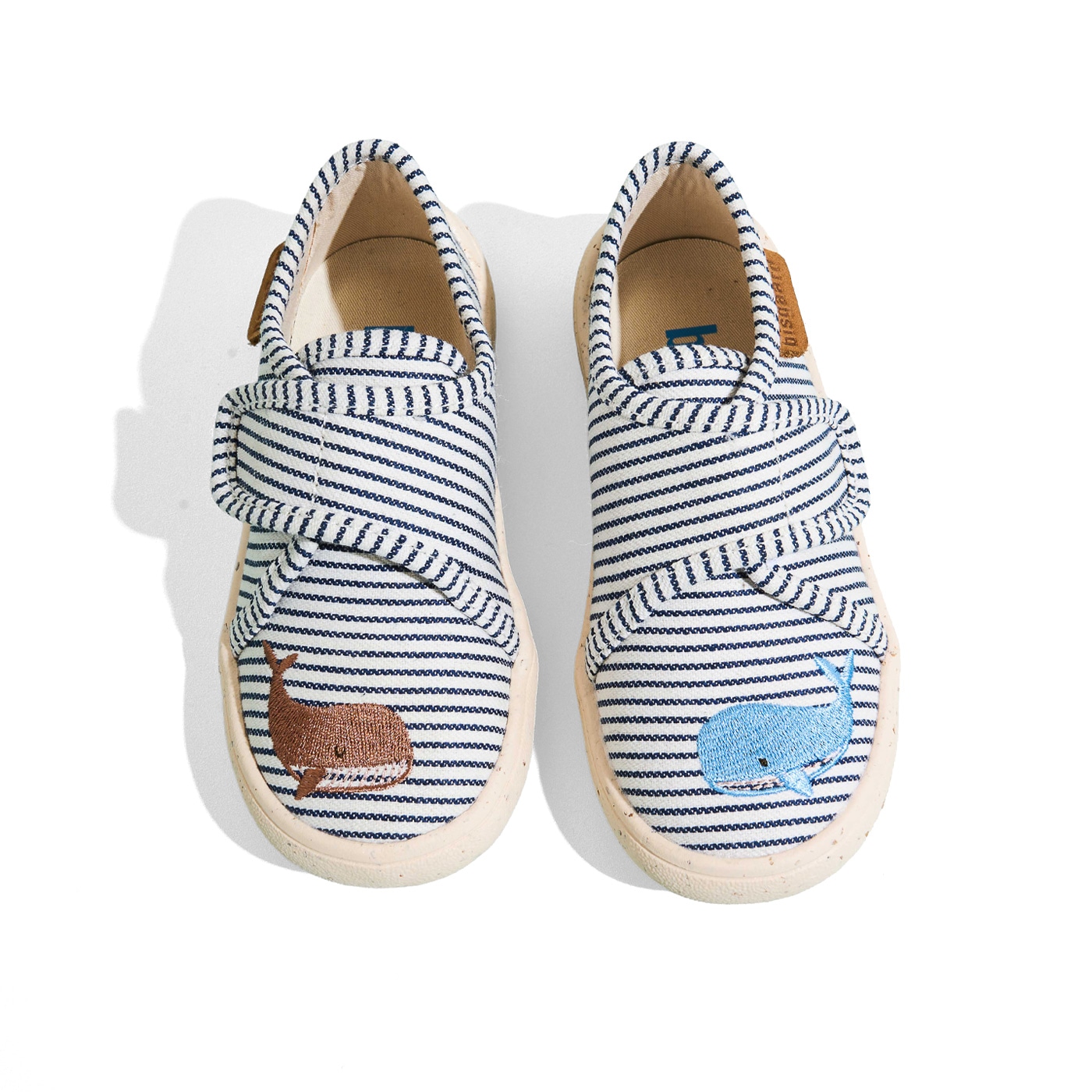 Bisgaard Hausschuh »pav«  Klettschuh mit Stickerei, Größenschablone zum Download