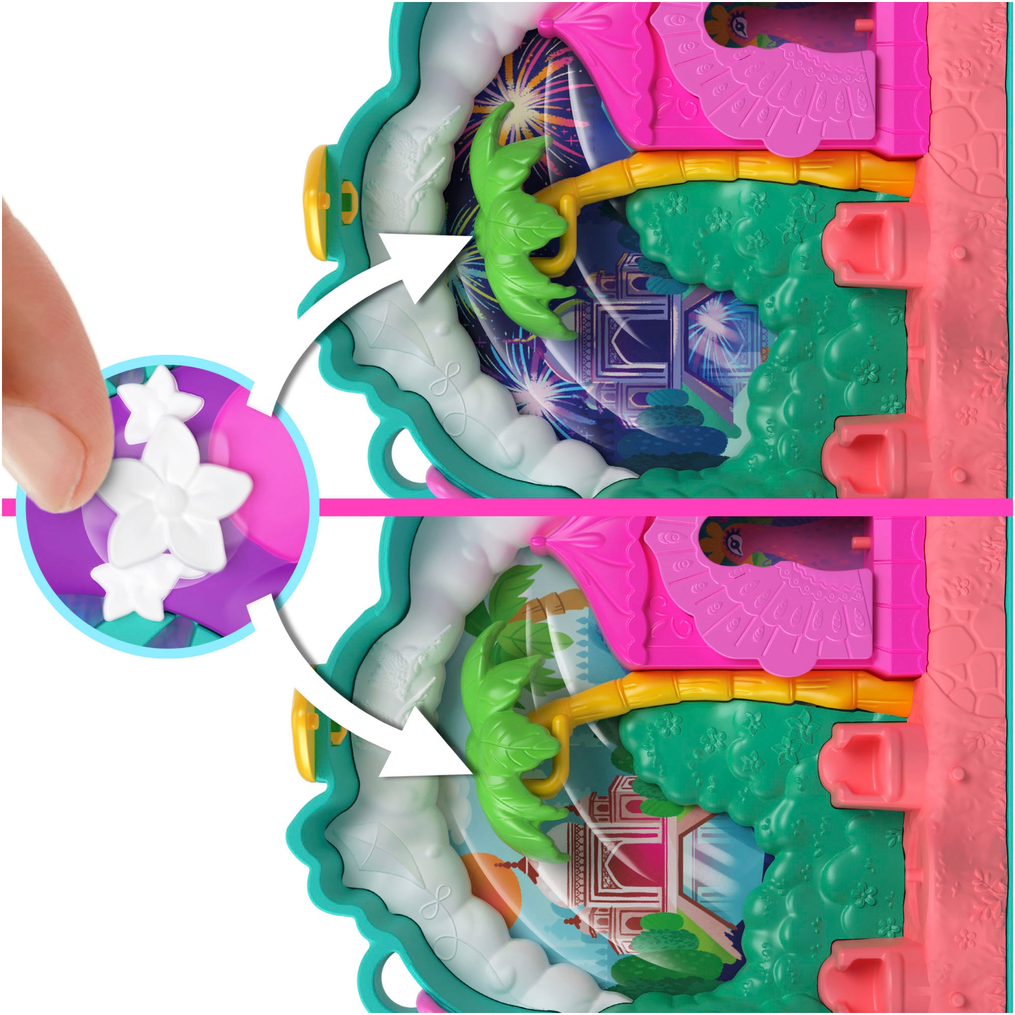 Polly Pocket Spielwelt »Peacock Garden-Schatulle«