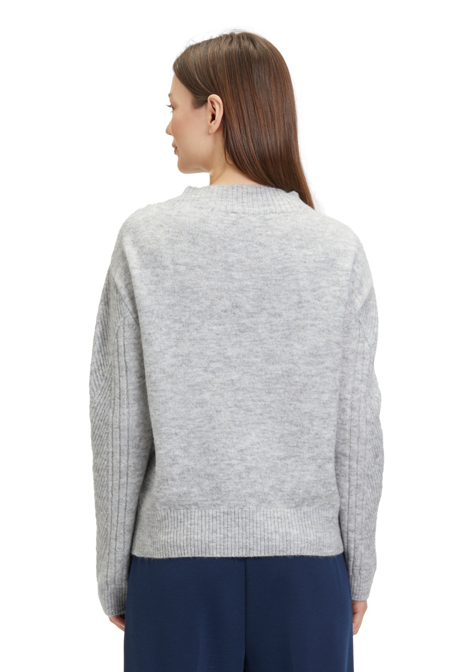 Betty&Co Strickpullover »Strickpullover mit Perlen«