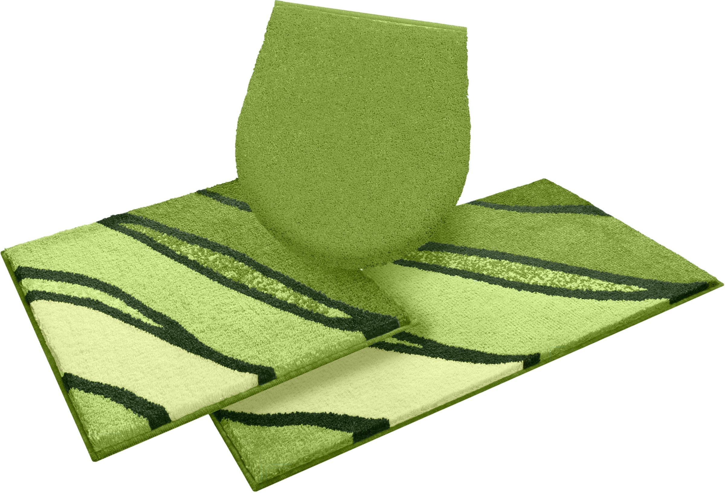 Grund Badematte »Belize, Badvorleger, Badezimmer Teppich, sehr weich«, rutschhemmend beschichtet, schnell trocknend-fußbodenheizungsgeeignet, weiche Haptik, auch als 3 teiliges Set erhältlich, Made in Europe
