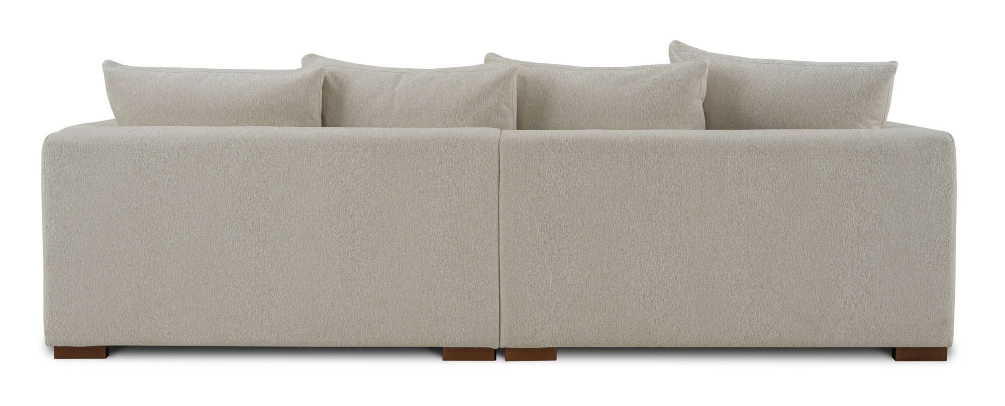 Home affaire Ecksofa »Coray«, Breite 266 cm, extra weich und kuschelig, mit Federn und Daunen