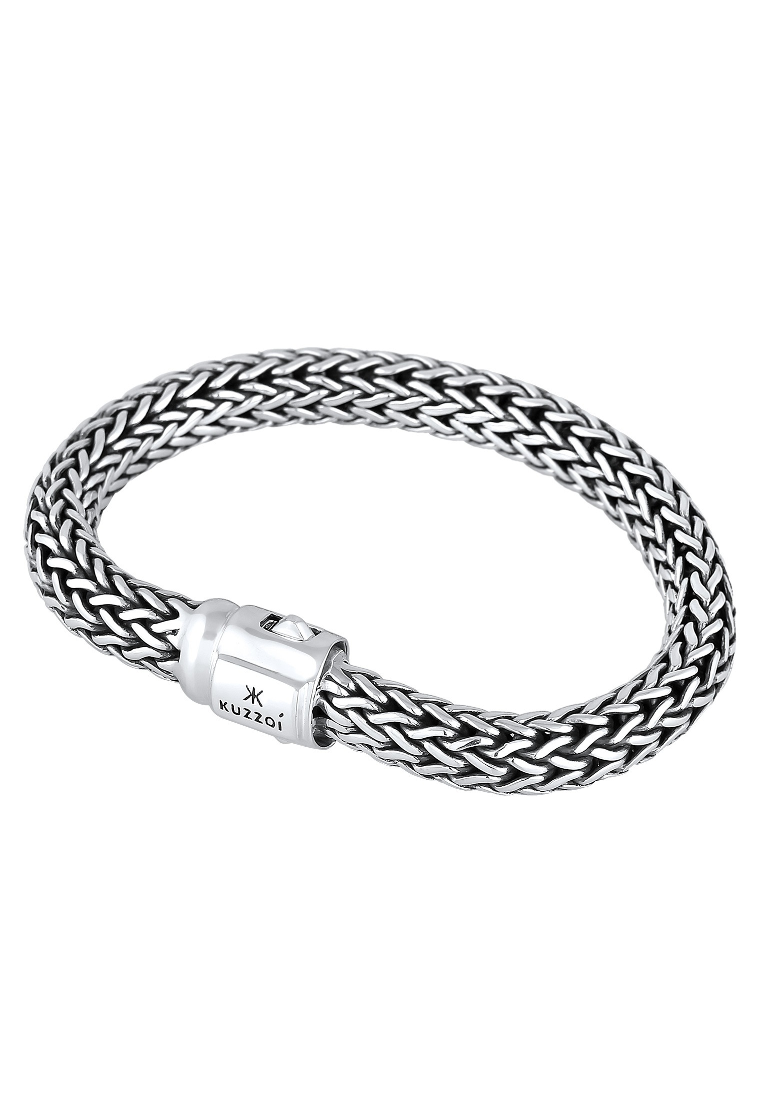 Kuzzoi Armkette »Armband Gliederarmband Basic Cool unisex 925 Silber«