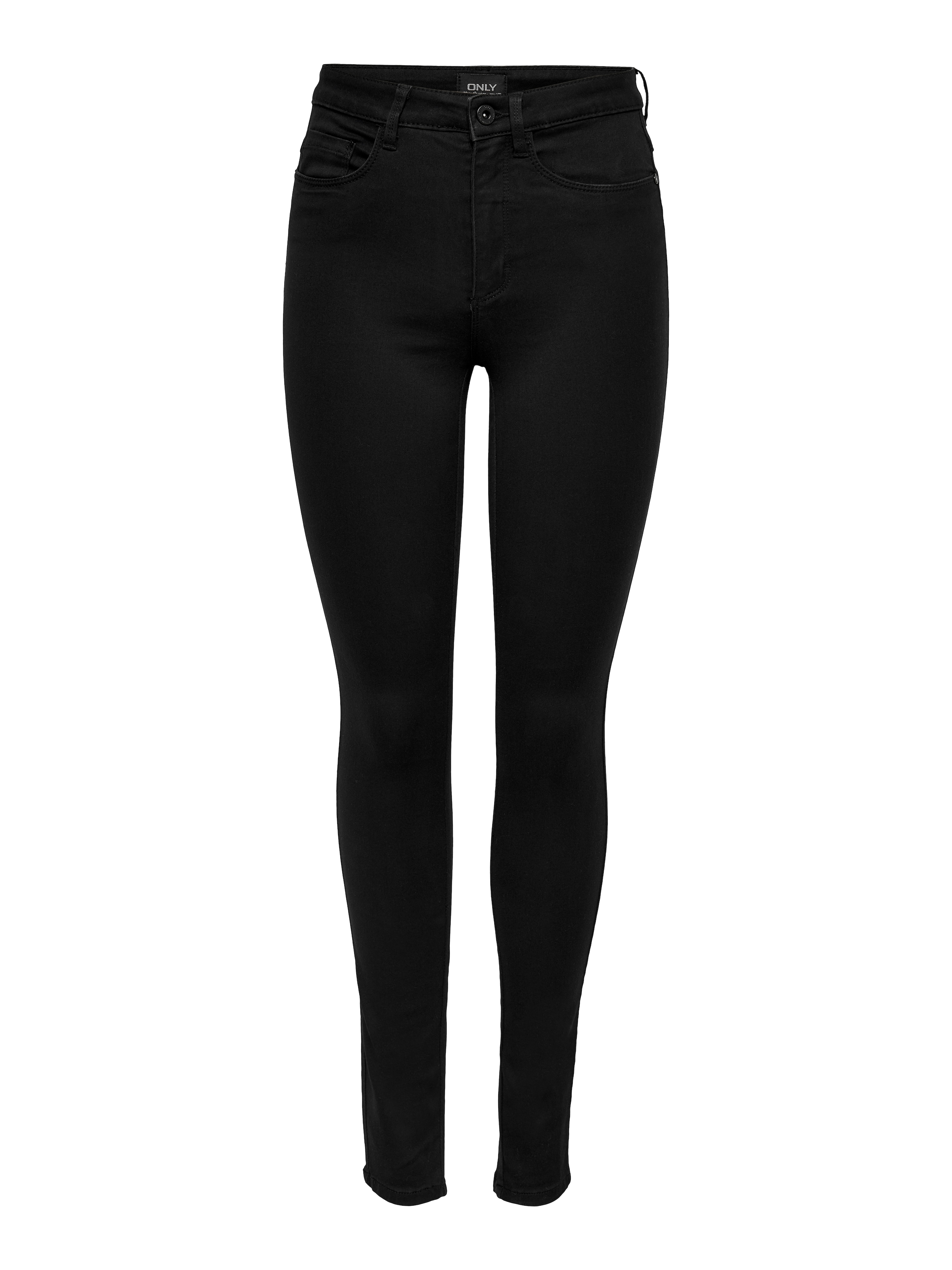 ONLY High-waist-Jeans »ONLROYA – Skinny-Jeans mit hohem Bund und Stretchkomfort«, unifarben, modisch, skinny fit, Baumwollmischung
