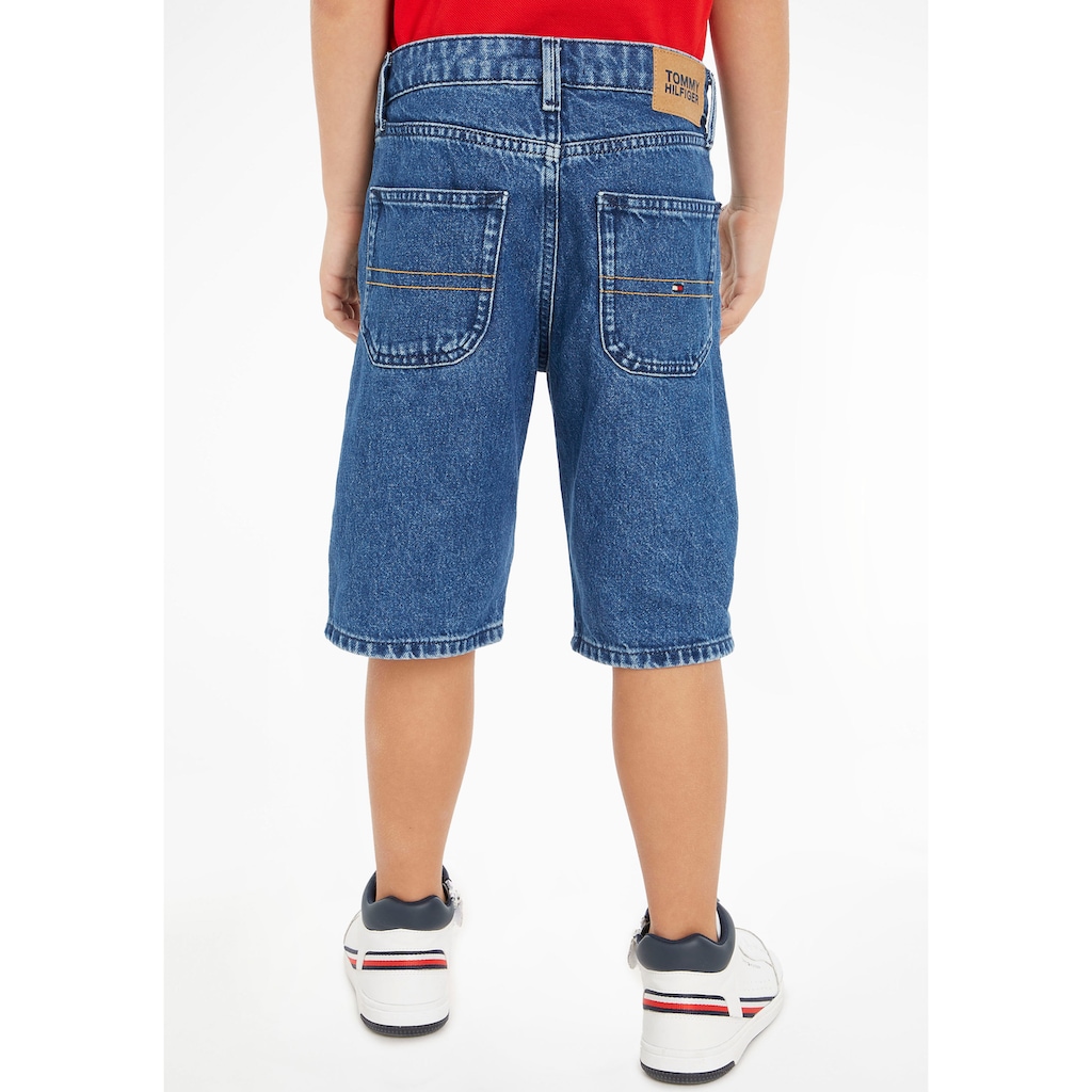 Tommy Hilfiger Shorts »MODERN STRAIGHT DENIM SHORTS«, Kinder Kids Junior MiniMe