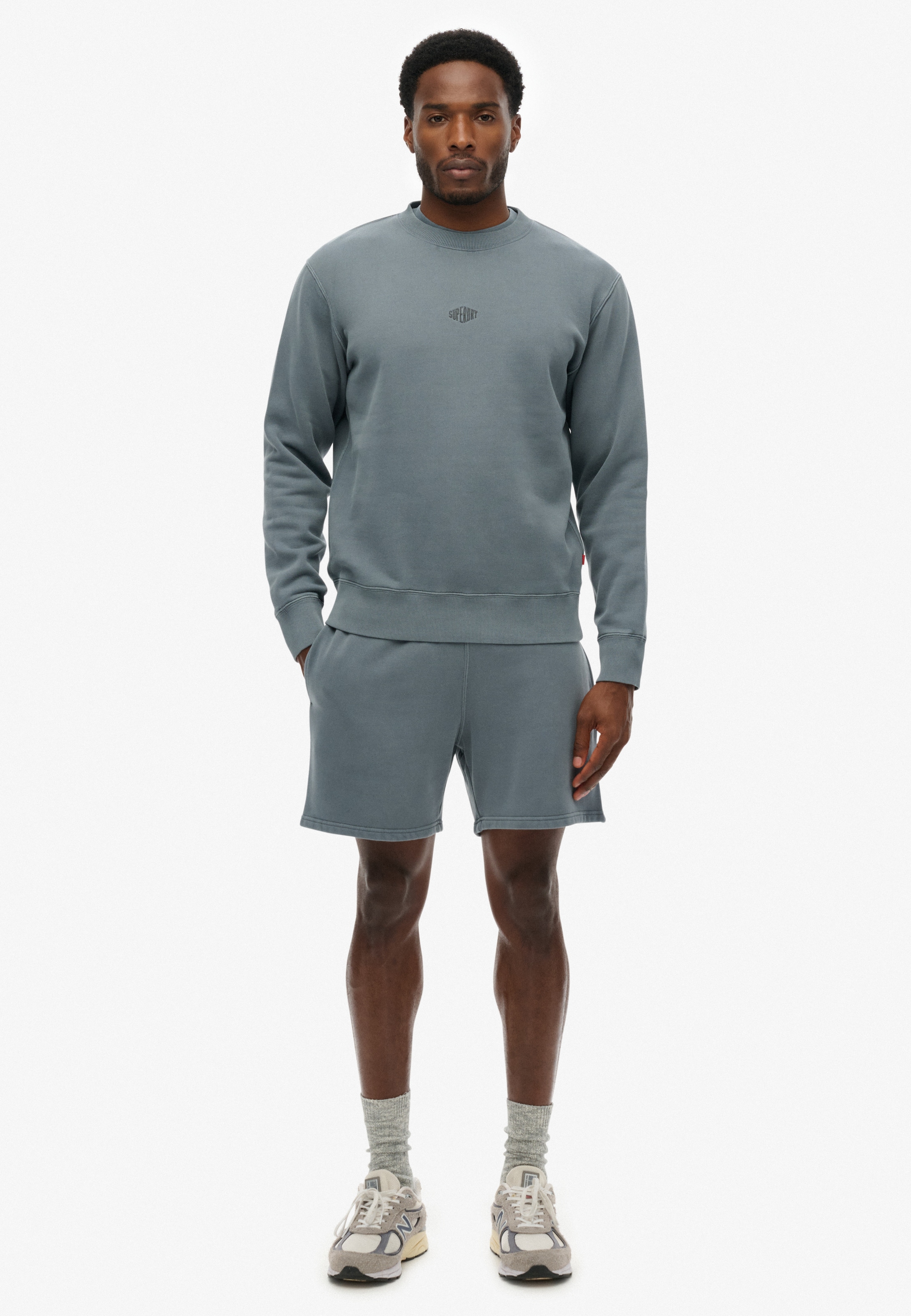 Superdry Sweatshirt »MICRO LOGO CREW«, mit Micro-Marken-Logo
