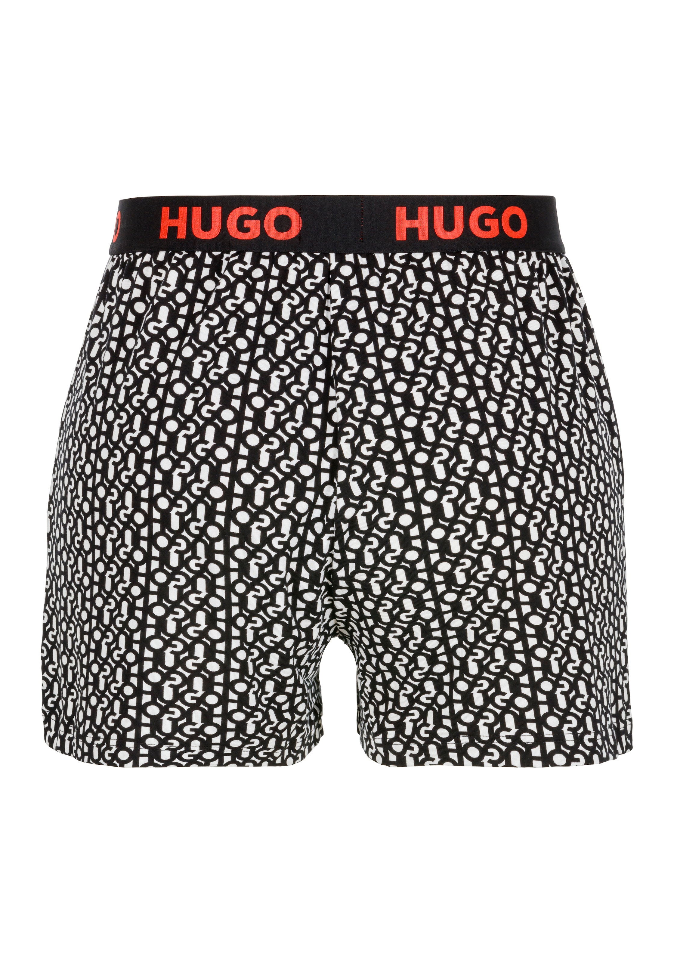 HUGO Underwear Shorts »UNITE_SHORTS PRINTED«, mit elastischem Logo-Bund