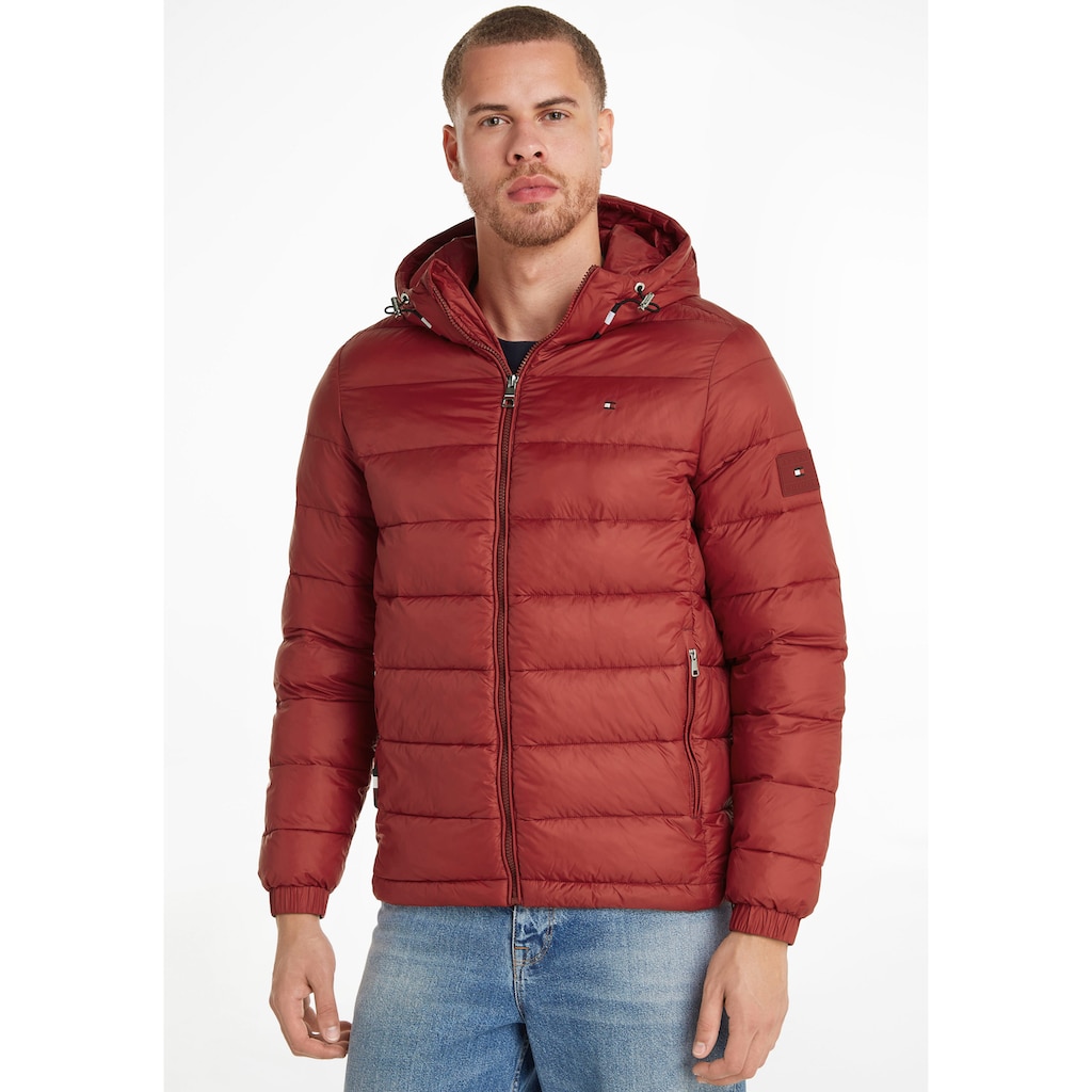 Tommy Hilfiger Steppjacke »QUILTED HOODED JACKET«, mit Kapuze