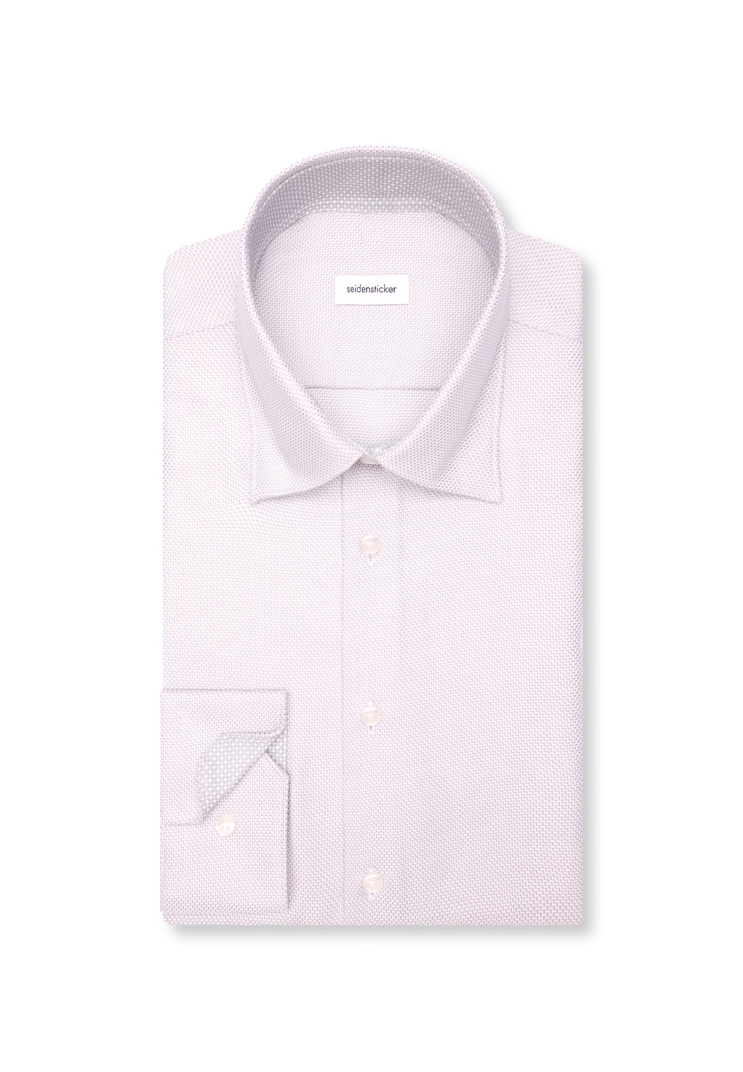 seidensticker Businesshemd »Schwarze Rose« Slim 1/1 Covered-Button-Down-Kragen Struktur