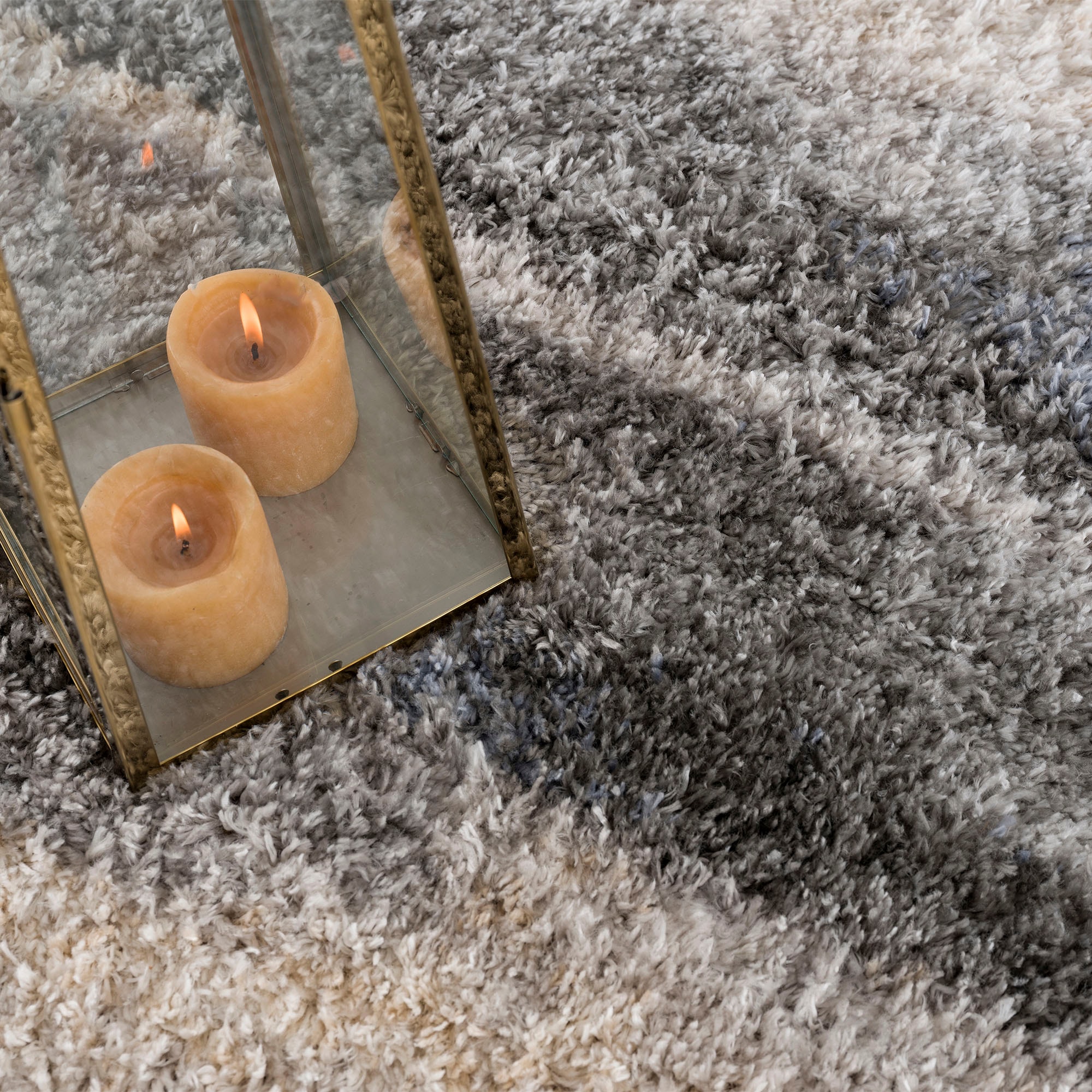 Sanat Hochflor-Teppich »Versay 1506«, rechteckig, 45 mm Höhe, Wohnzimmer, Langflor, Shaggy Teppich