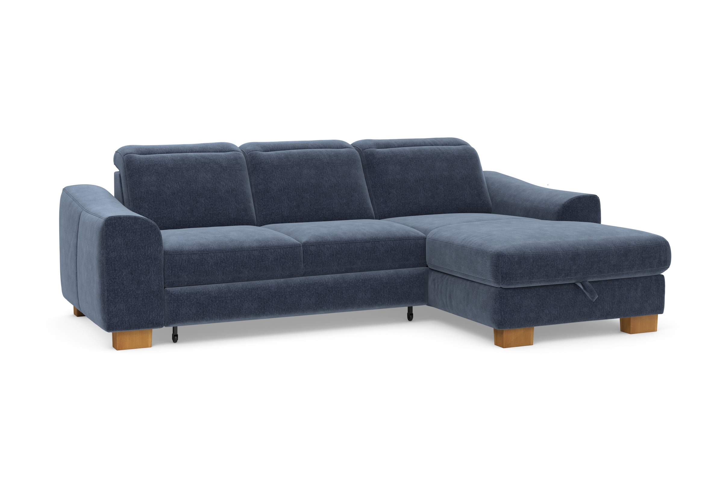 Home affaire Ecksofa »Dundee L-Form« wahlweise mit Kopfteilverstellung und zusätzlich mit Bettfunktion