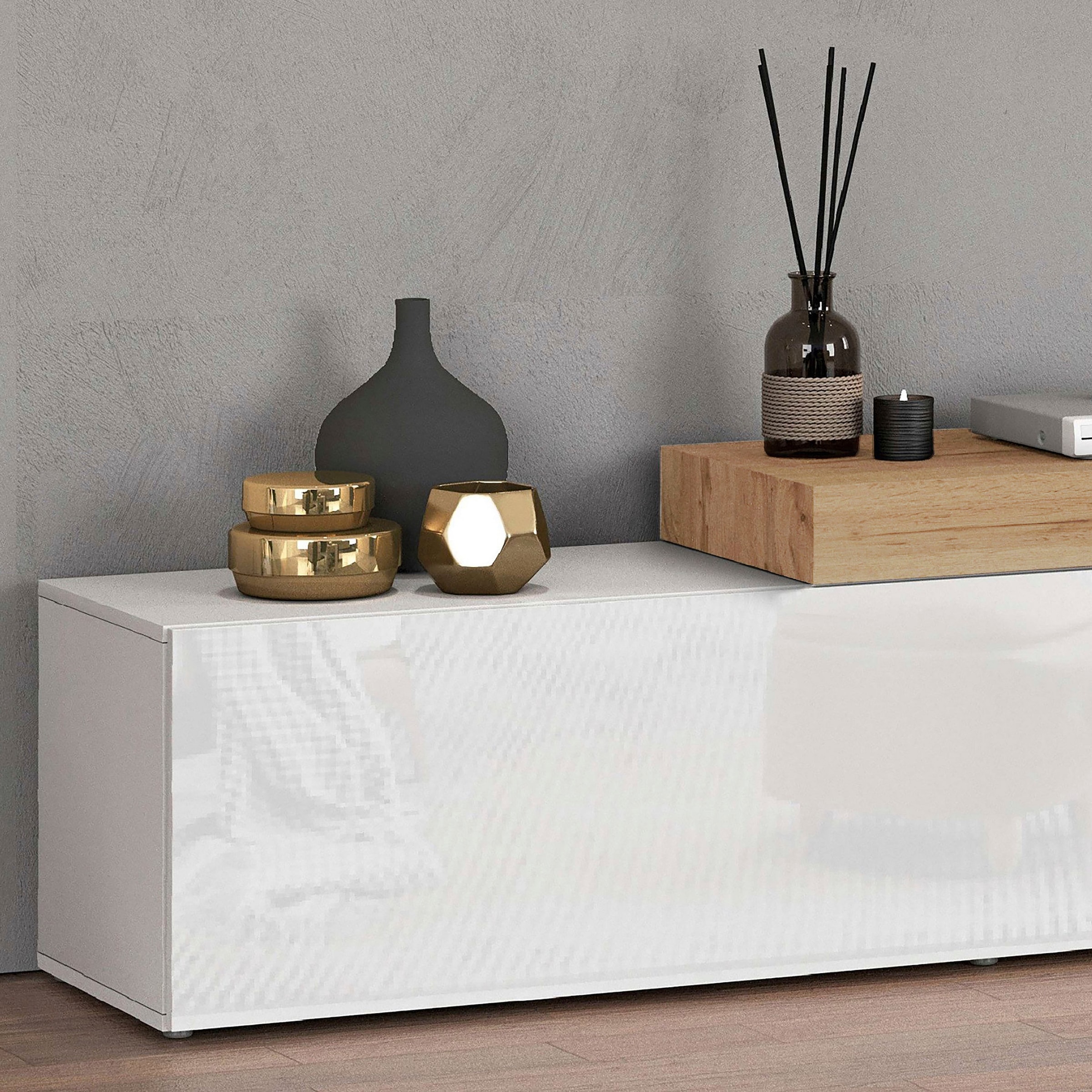 OTTO home Wohnwand »Chronos Wohnwand, Medienwand, 8-er set« Set, 8 Stk. tlg.