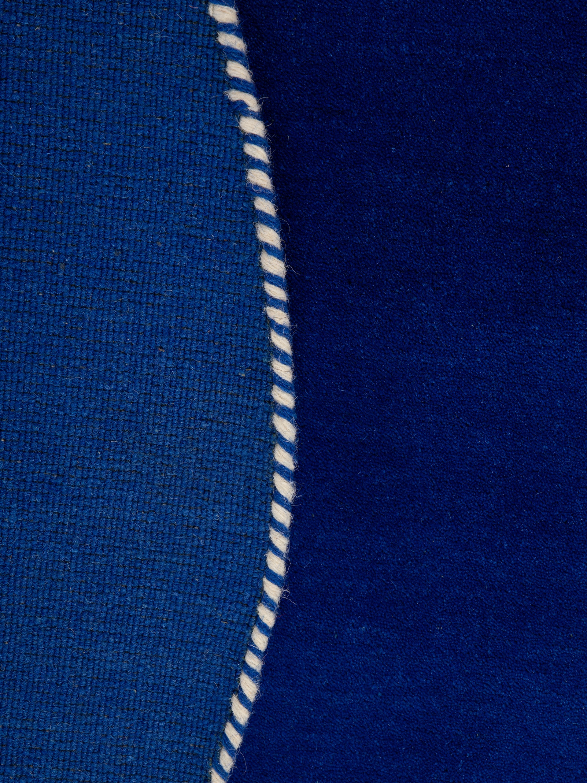 carpetfine Wollteppich »Gabbeh Lola Uni«, rund, 14 mm Höhe, mit natürlichem Pflanzenmaterial von Hand gewebt, auch als Läufer