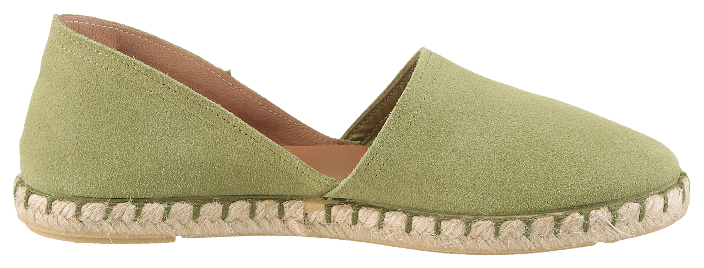 VERBENAS Espadrille »CARMEN SERRAJE«, Schlupfschuh, Sommerschuh, Loafer mit typischem Jute-Rahmen