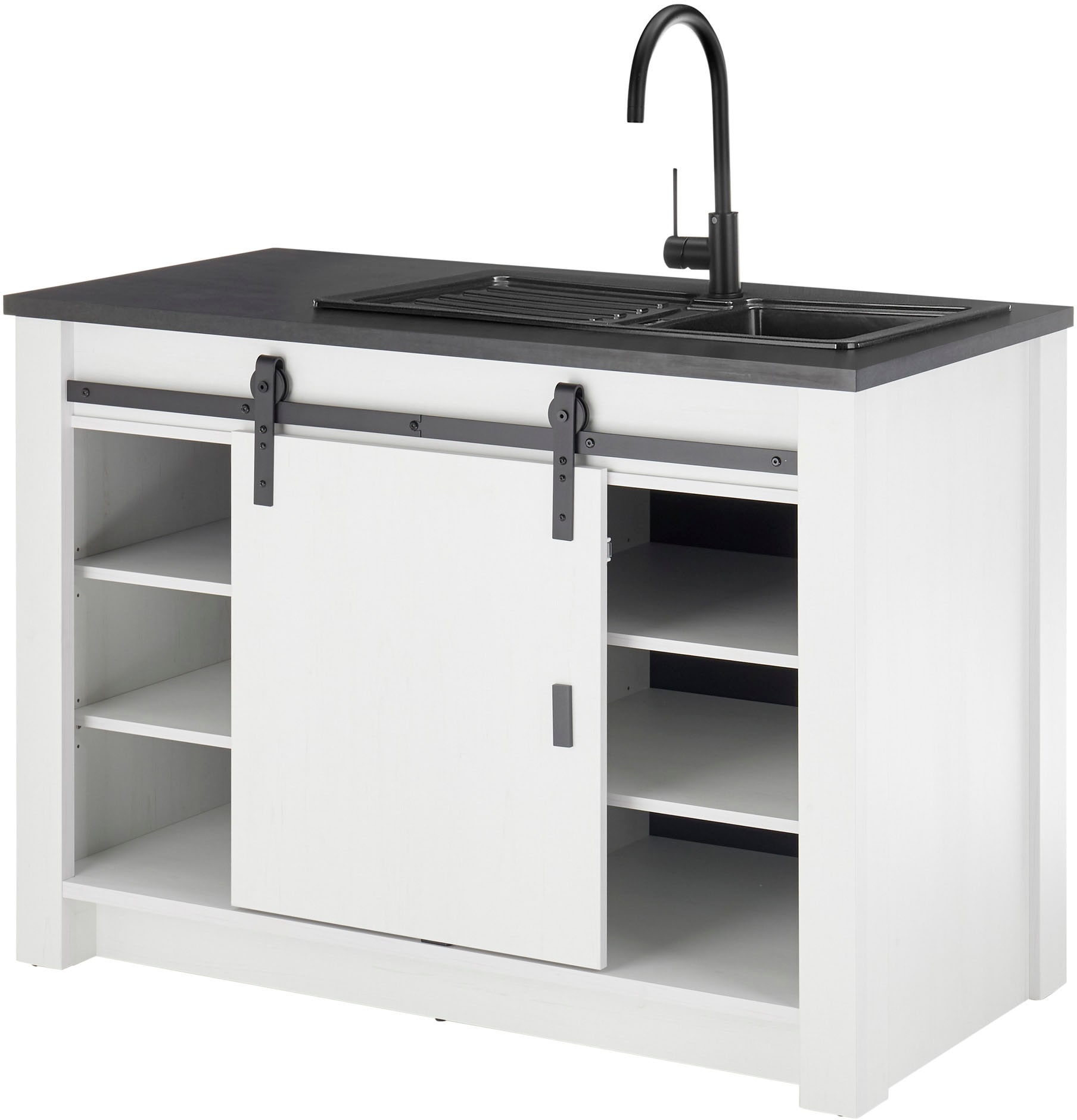 Home affaire Küche »Sherwood«, Breite 210 cm, ohne E-Geräte