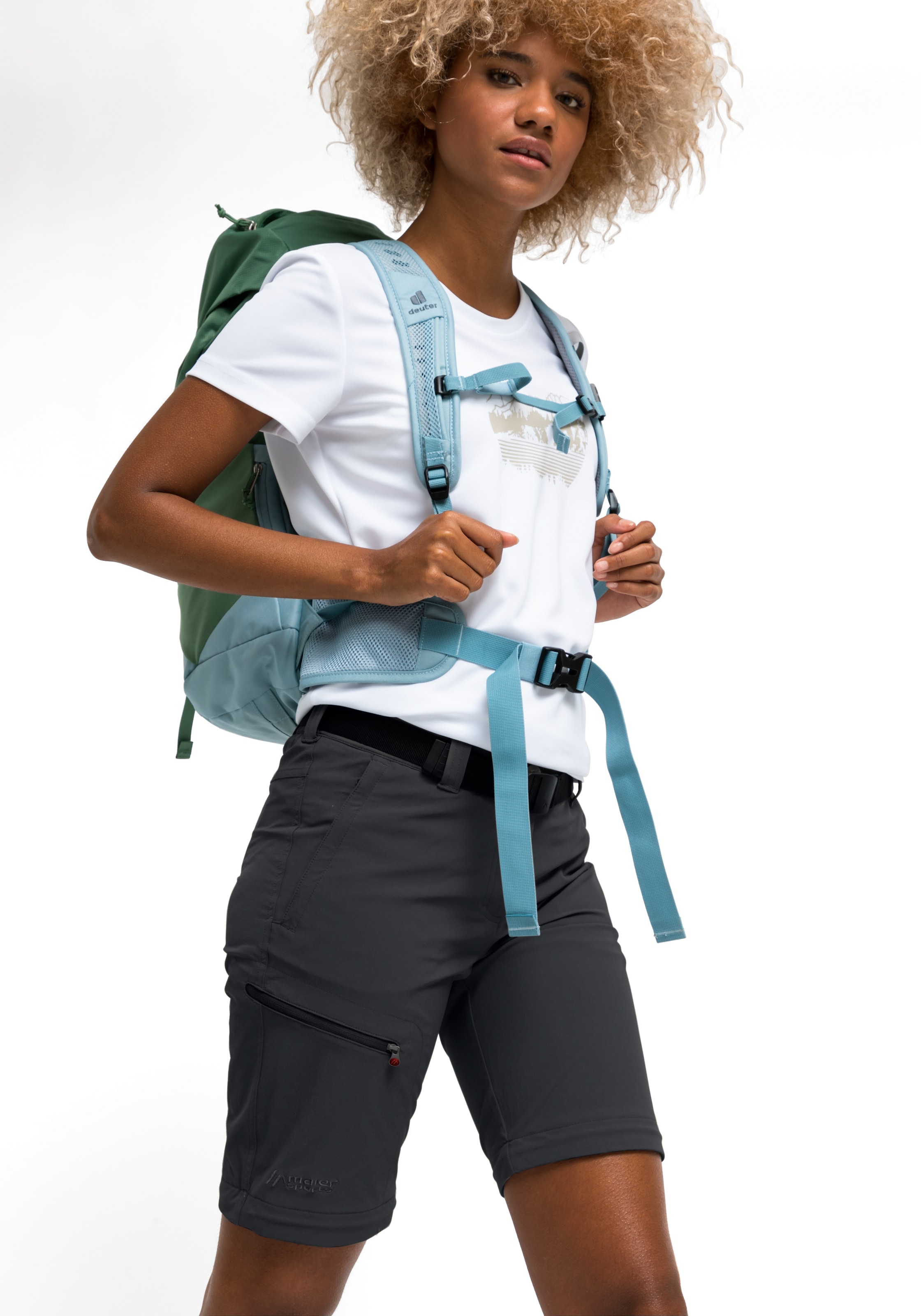Maier Sports Funktionshose »Nata«, Damen Wanderhose, zipp-off Outdoor-Hose, 3 Taschen, Regular Fit