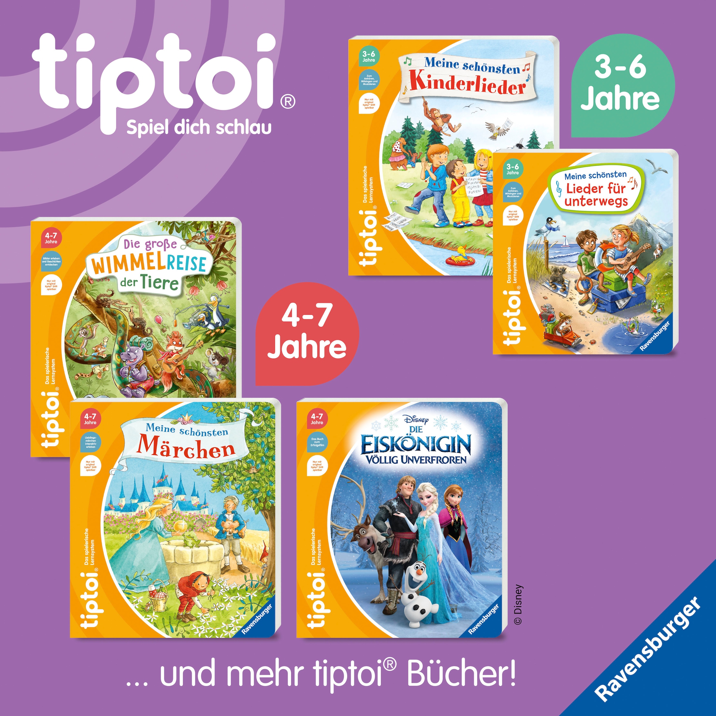 Ravensburger Buch »tiptoi® Meine schönsten englischen Kinderlieder«, Made in Europe; FSC® - schützt Wald - weltweit