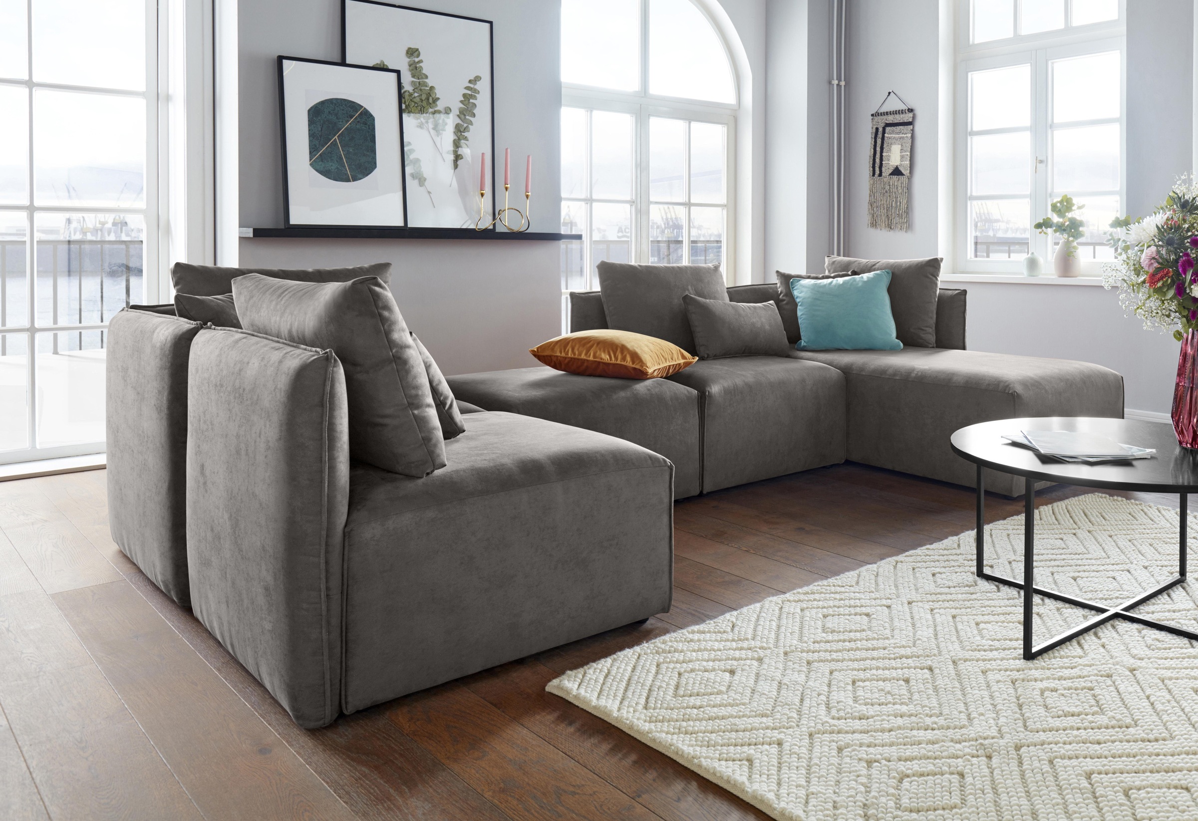 andas Sofa-Eckelement »Nöre«, Modul - zum Zusammenstellen; in vielen Bezugsqualitäten und Farben