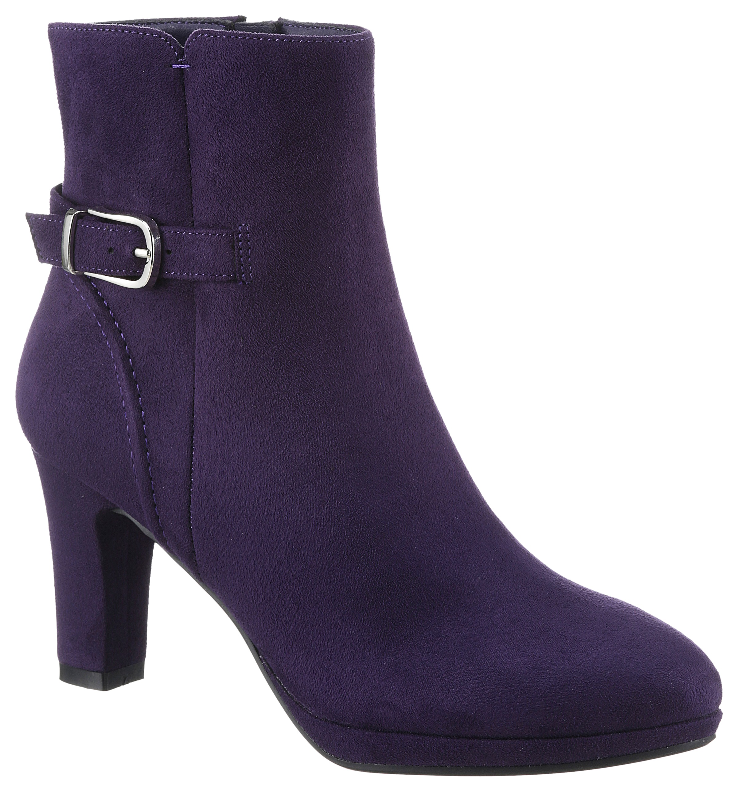 Aniston Shoes Damen Stiefelette in lila, Größe 40