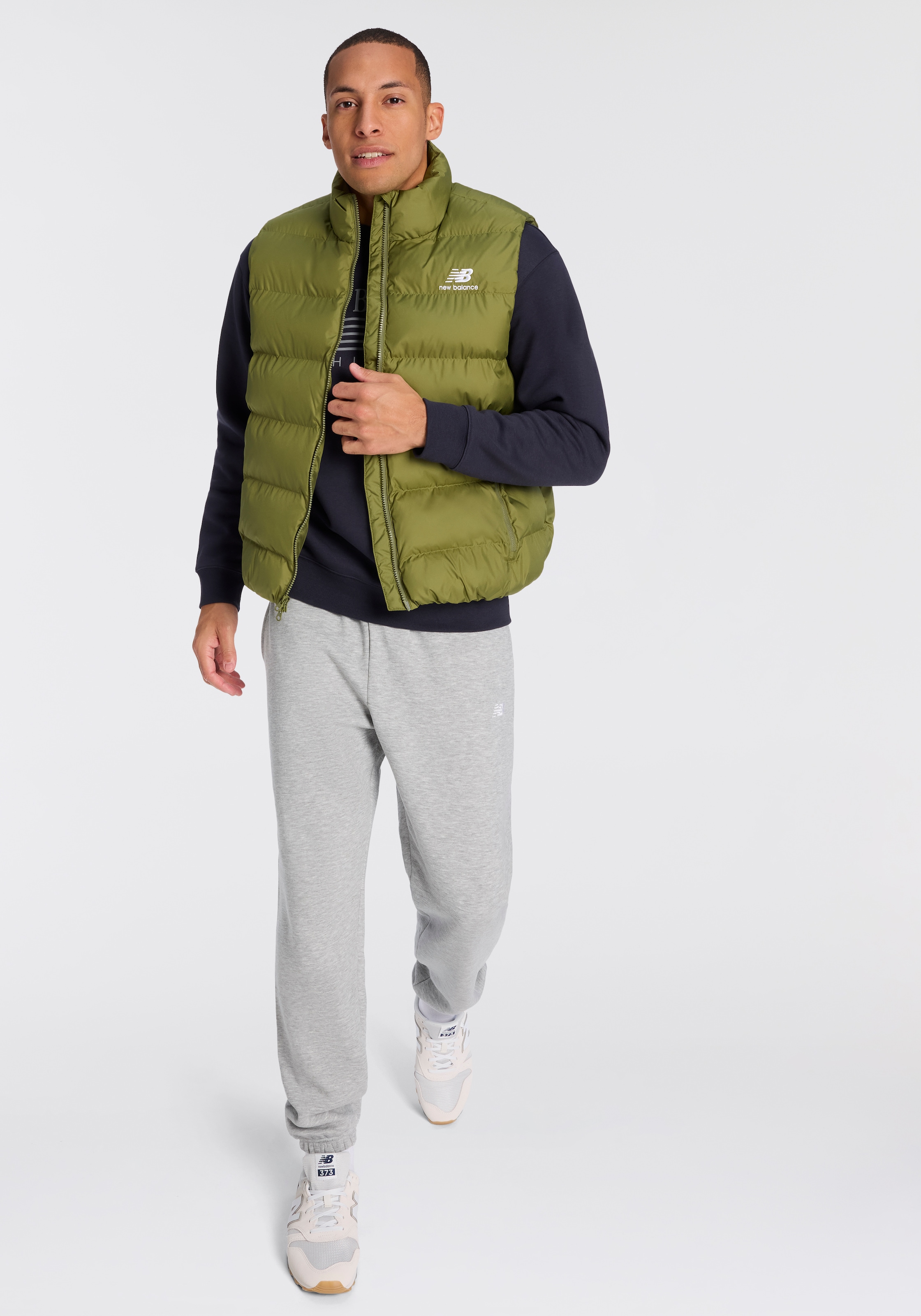 New Balance Steppweste »BOSTON PUFFER VEST« sportliche Steppweste, mit markanter Steppung, aus Polyester
